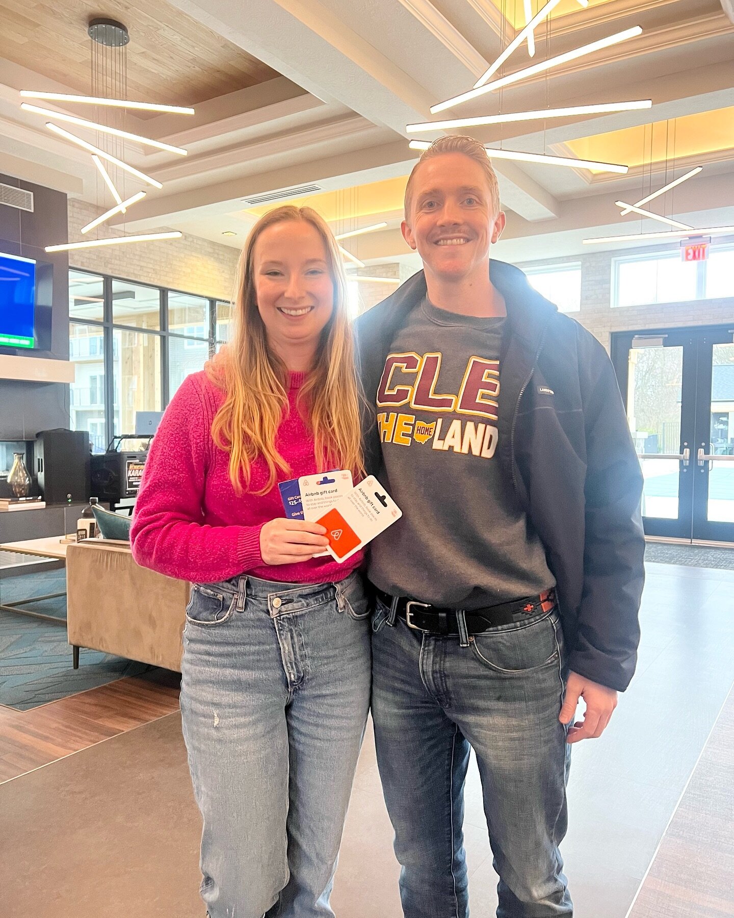 Can we get a round of applause for our trivia and tour grand prize winners, Alan and Meghan! ✨ We hope you have the best weekend getaway ever!