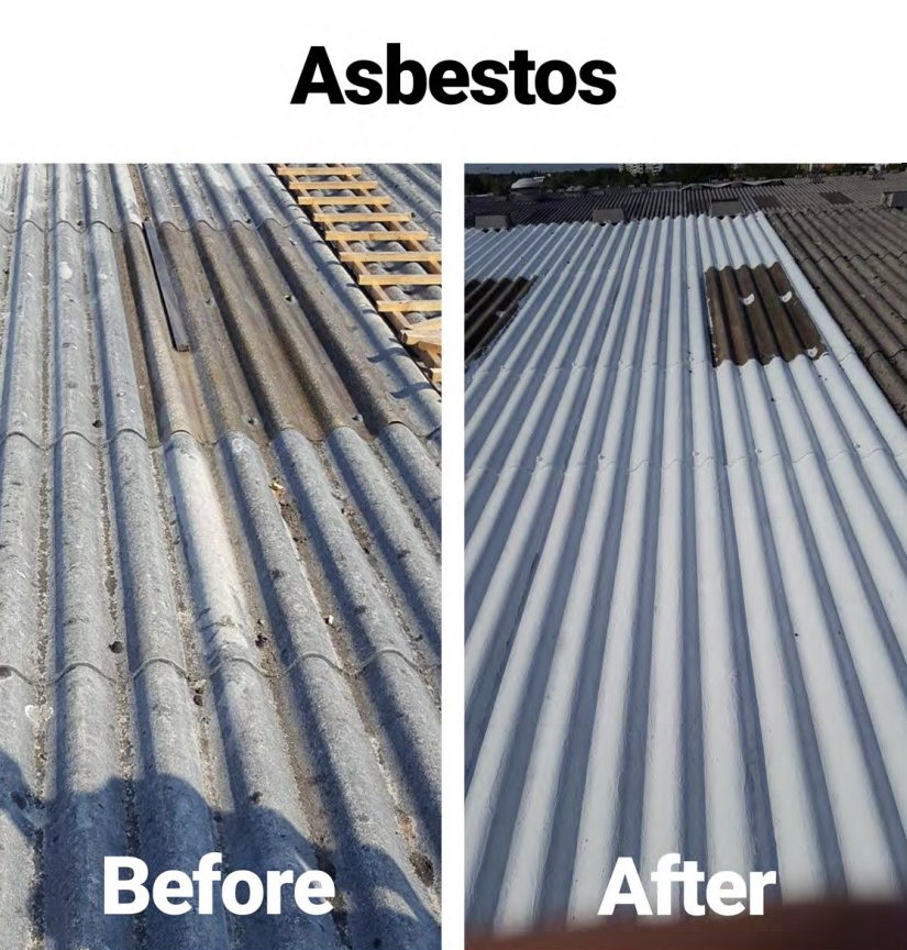 INDUSTRIAL ROOF - ASBESTOS SUBSTRATE