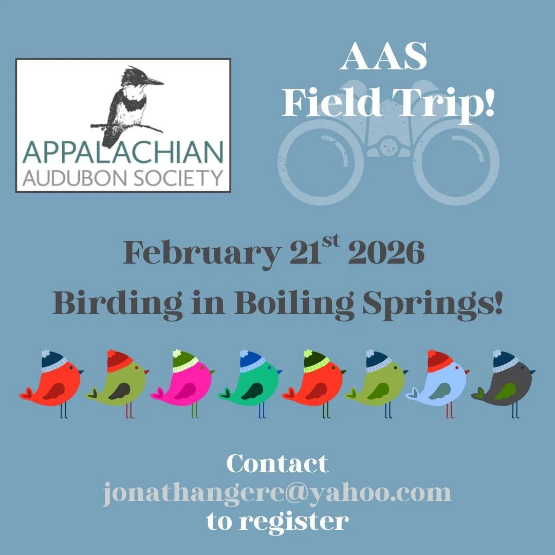 Save the Date! SATURDAY 2/21/26

BIRDING AT BOILING SPRINGS

Recently Jonathan and Gigi Gere improved our annual walk around Children&rsquo;s Lake with the addition of a hike through the adjacent Wittlinger Nature Preserve. We will look for waterfowl