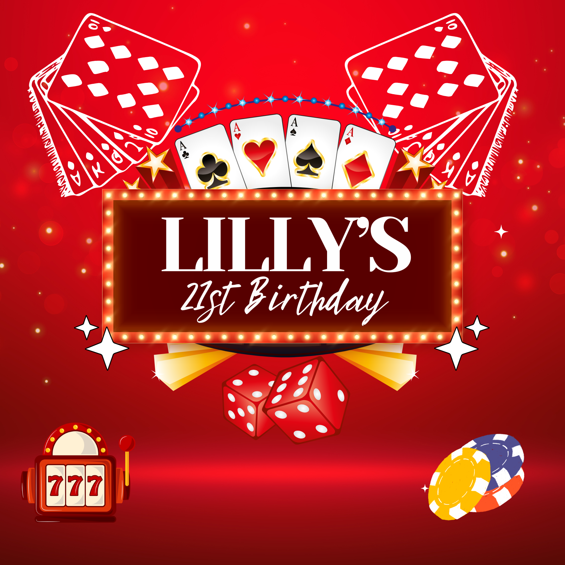 Lilly’s Viva Las Vegas Birthday Party