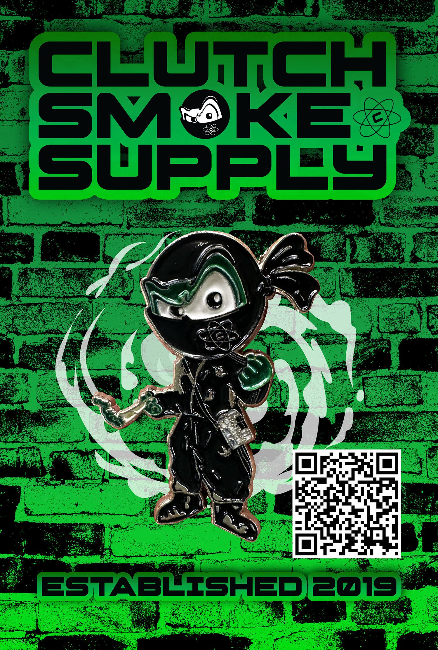 NINJA ENAMEL PIN