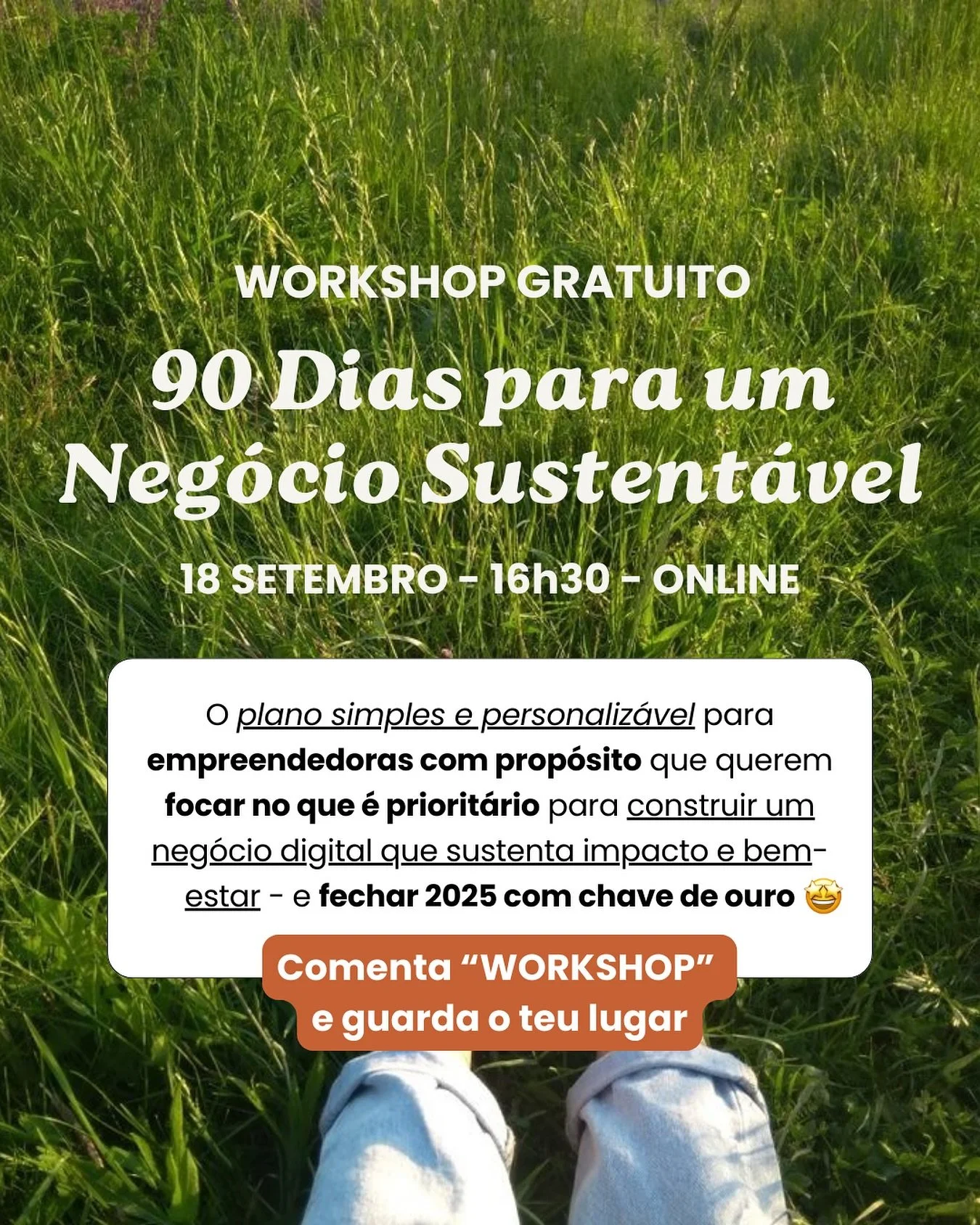 Convite especial para empreendedoras com prop&oacute;sito que querem focar no que &eacute; priorit&aacute;rio e fechar 2025 com chave de ouro 🔑

N&atilde;o &eacute; sobre fazer tudo, &eacute; sobre fazer o que realmente importa - com clareza, foco e