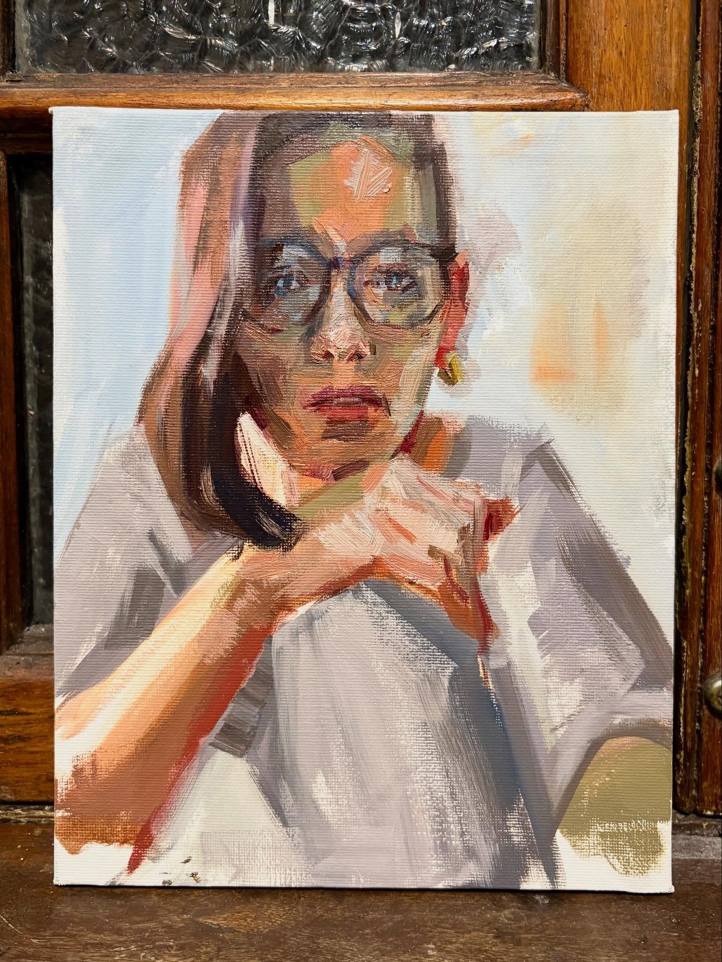 🌼 &iquest;Desde d&oacute;nde me miras cuando tus ojos exclaman tan abiertos como lirios de pradera?

Sketch inicial al final 🖍️

Retrato de Lili @lililustrando

#oilpainting #portrait #paint #painting #oil #figurativepainter #art #artist #artwork #