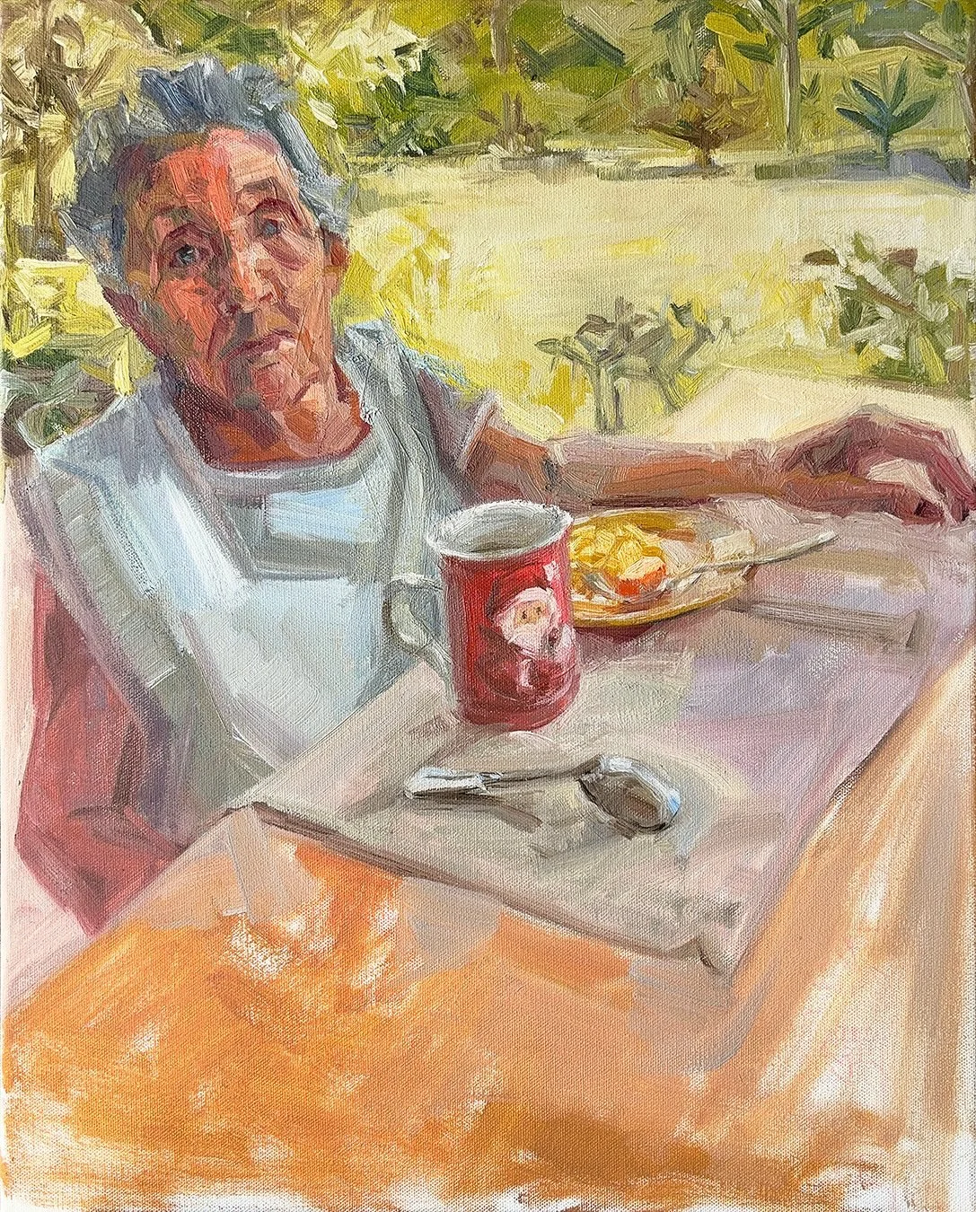 Hogar es la &uacute;ltima vez que vi a la madre de mi madre. Ella es una abuela para m&iacute; y yo solo una extra&ntilde;a para ella. El Alzheimer hace eso. A&uacute;n nos re&iacute;mos juntas. Una abuela y una extra&ntilde;a.

🎶 Y boleros, los fav