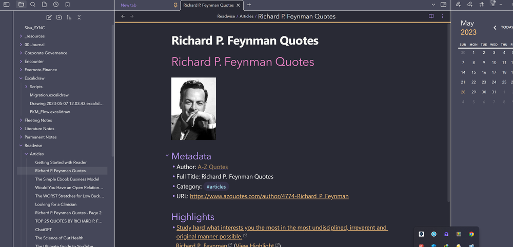 2023-05-28 14_11_02-Richard P. Feynman Quotes - Sisu_SYNC - Obsidian v1.3.4.png