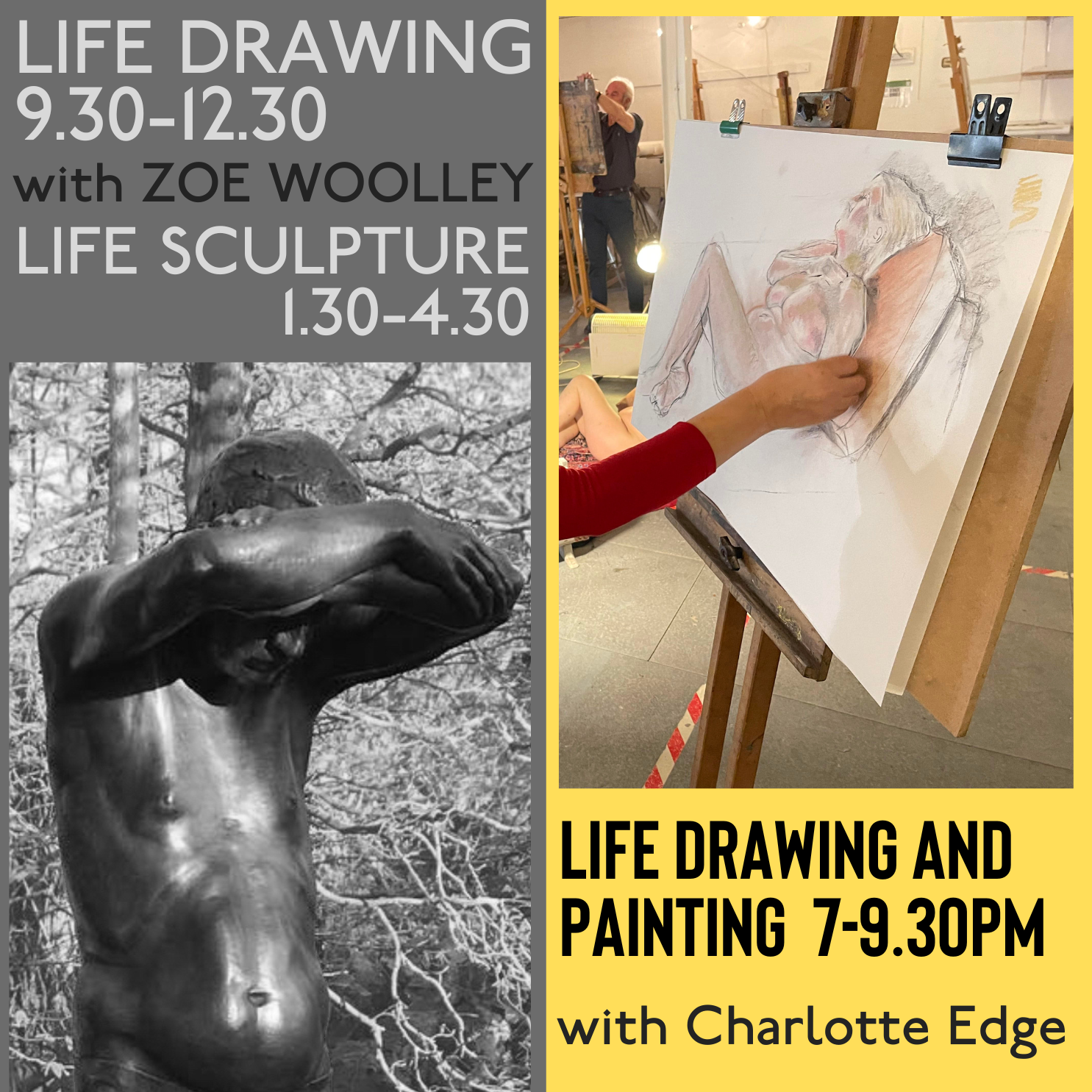 Life Drawing and Life Sculpture 