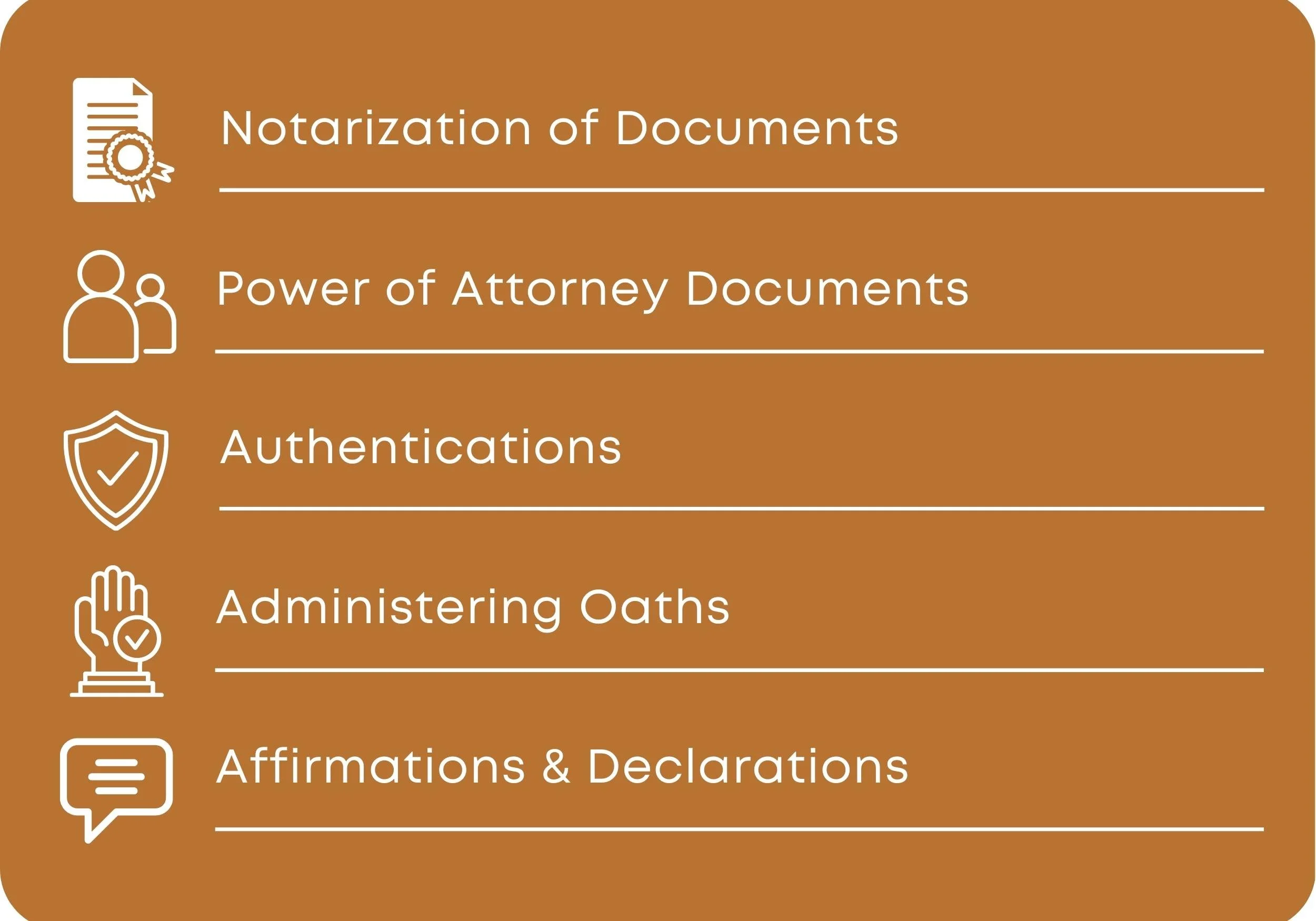 Notary Public — Ferron Legal