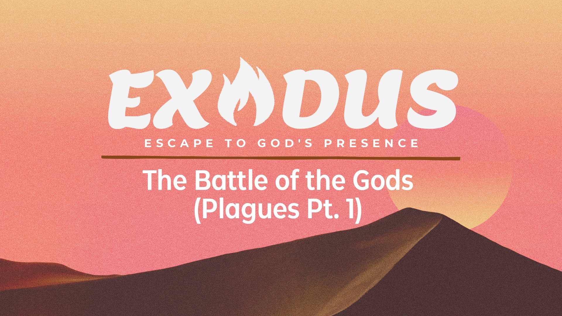 The Battle of the Gods (Plagues Pt. 1) - (Exodus 7)