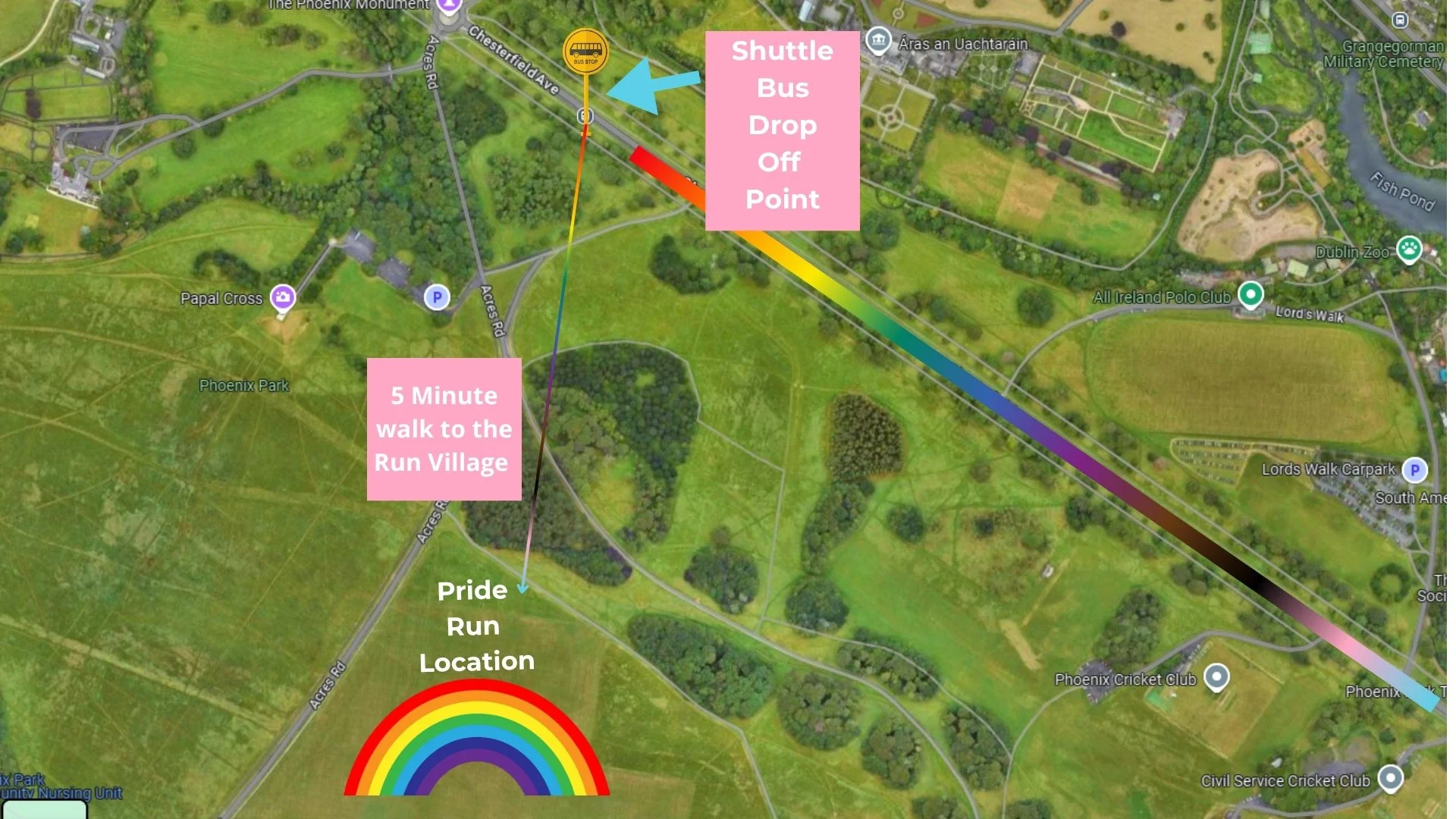 Drop Off Location in Park