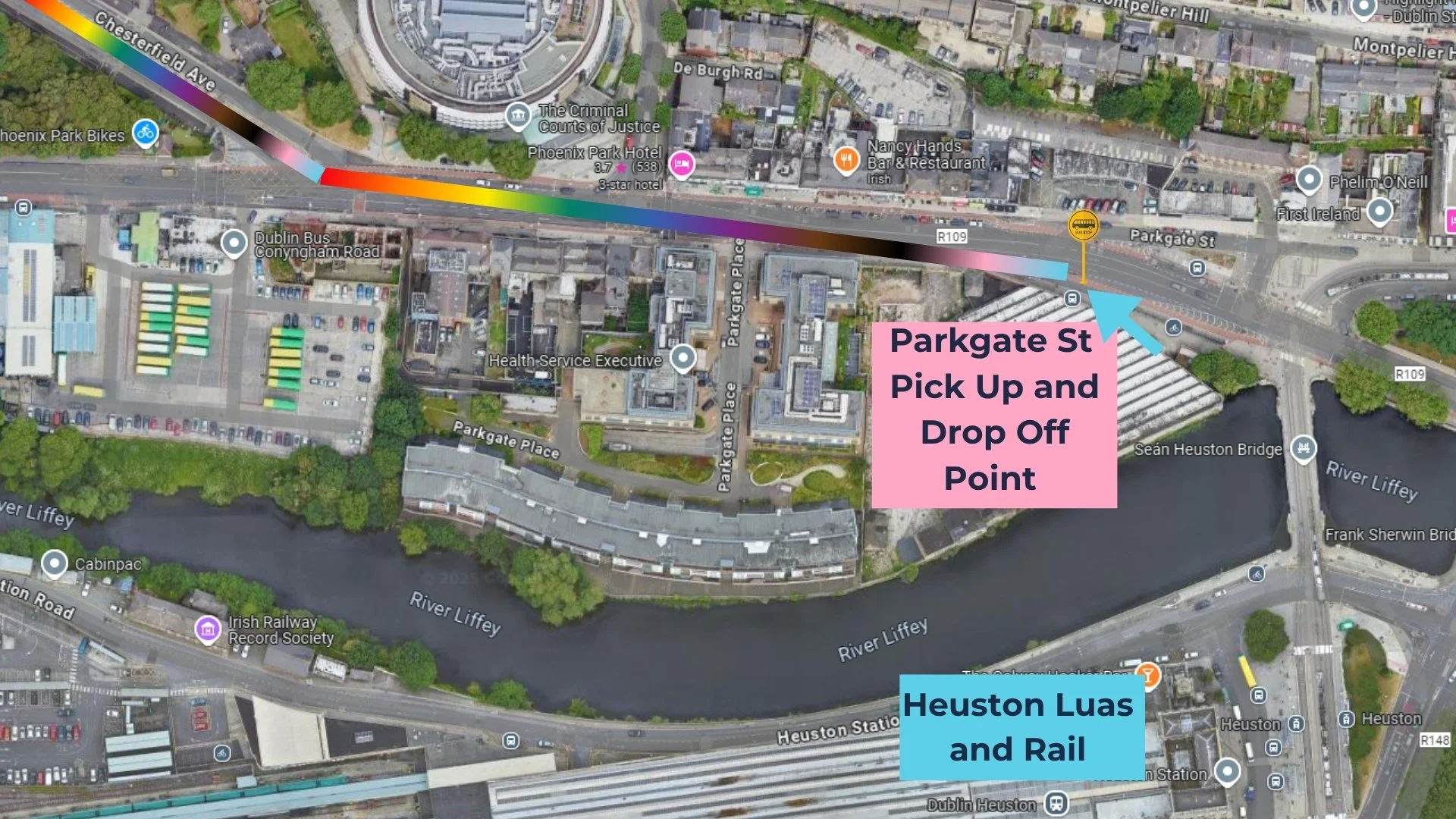 Pick Up / Drop Off Parkgate St