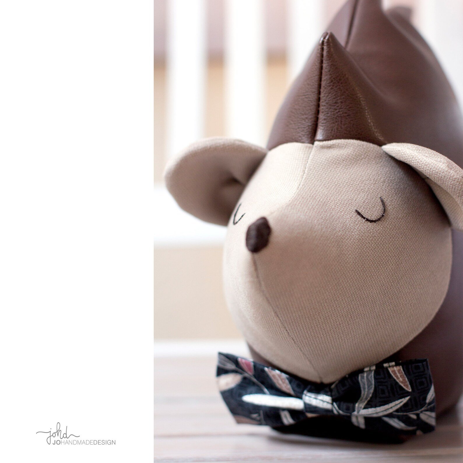 Cucito creativo per Natale: fermaporta riccio Johandmadedesigns
