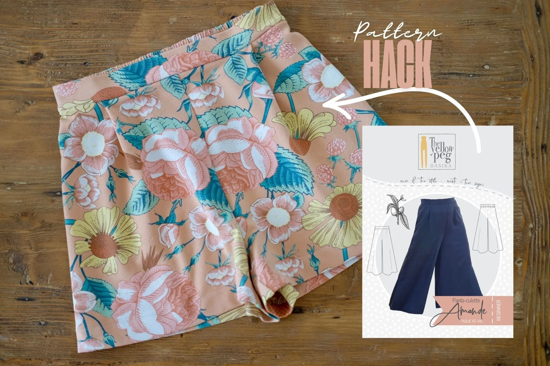 Come trasformare un cartamodello di pantalone in shorts