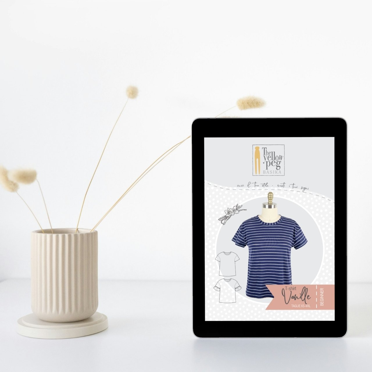 Cartamodello t-shirt donna basic Vanille PDF