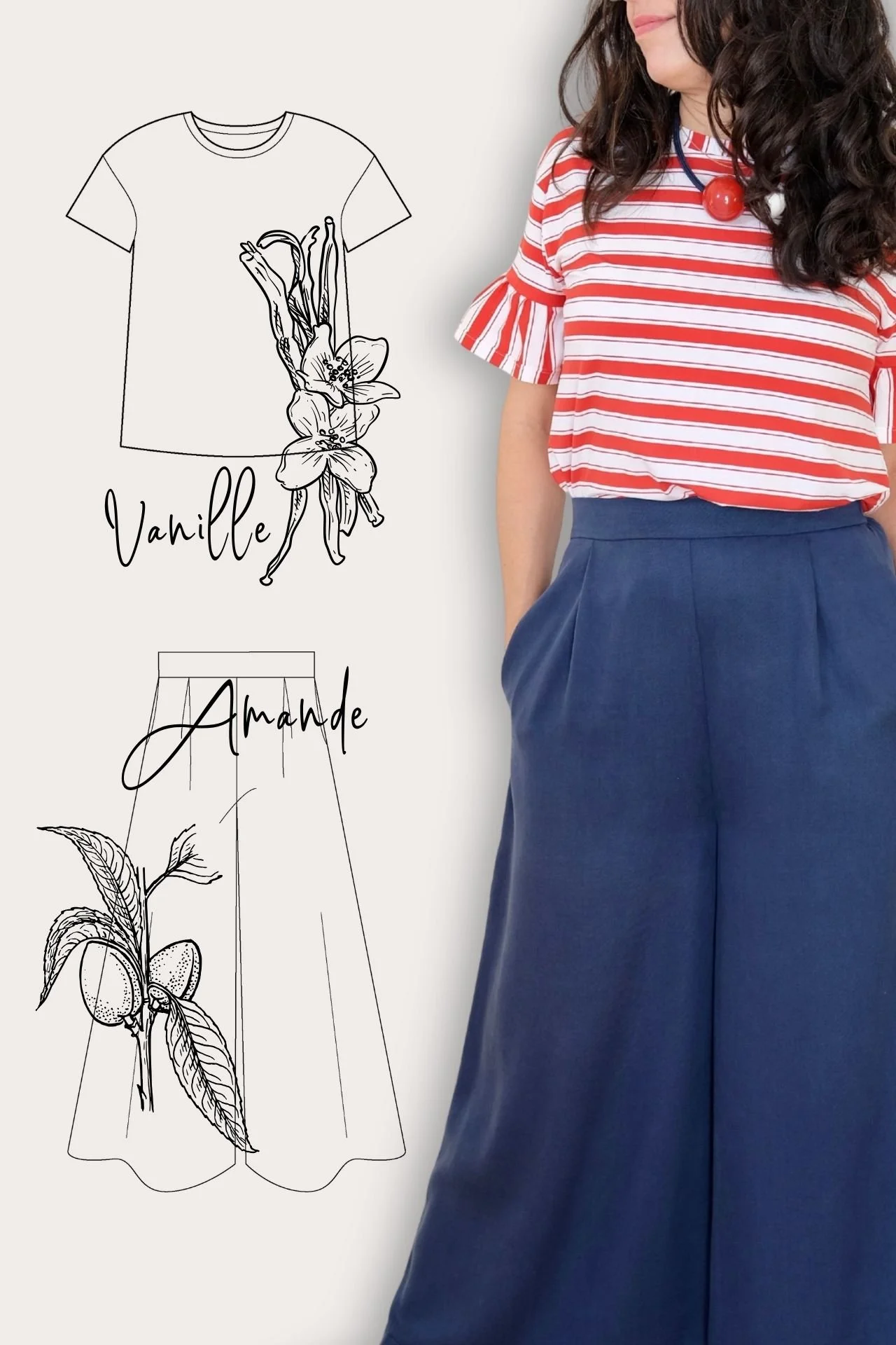 Cartamodelli Vestiti donna Amande e Vanille The Yellow Peg preview