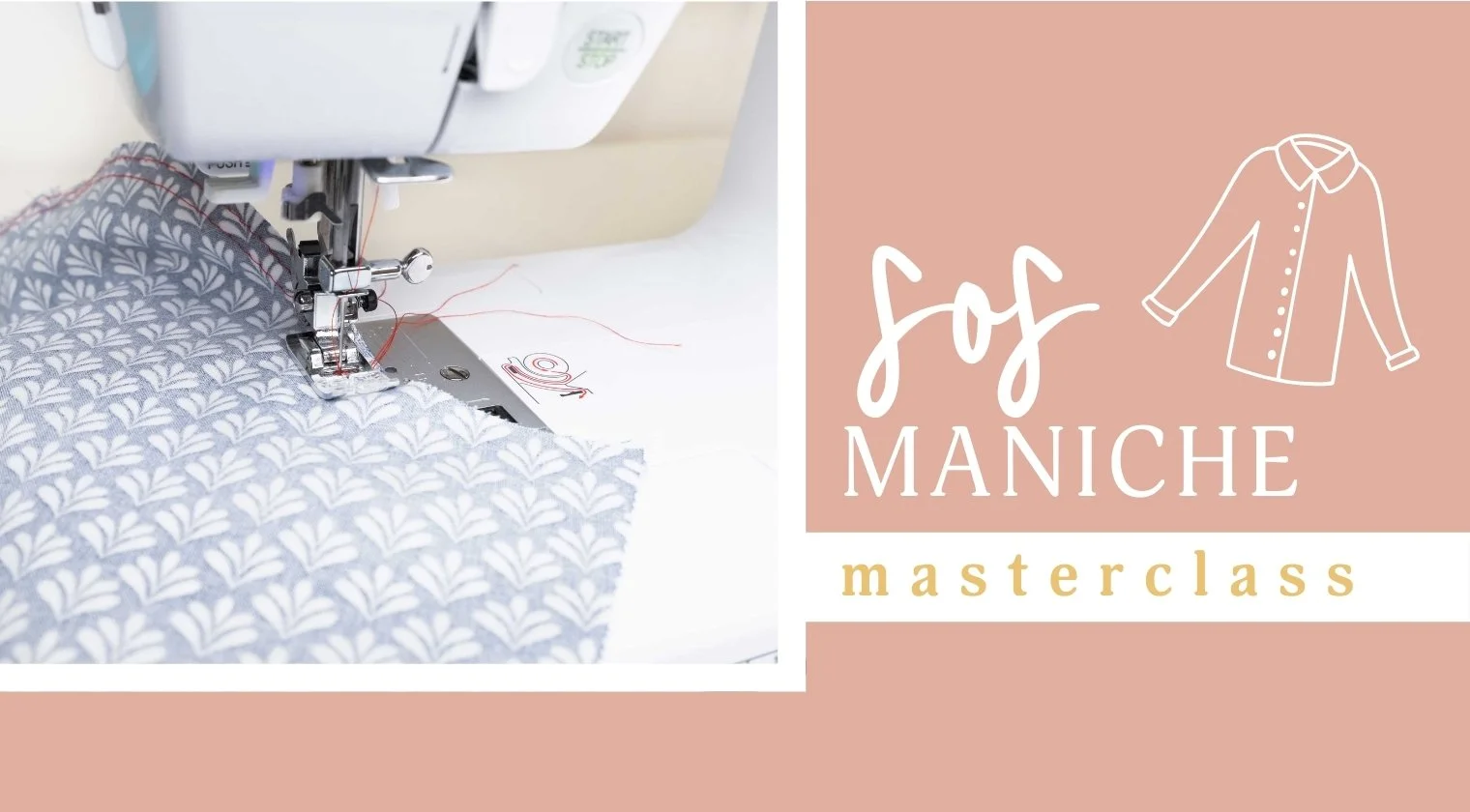 SOS maniche - masterclass online di cucito