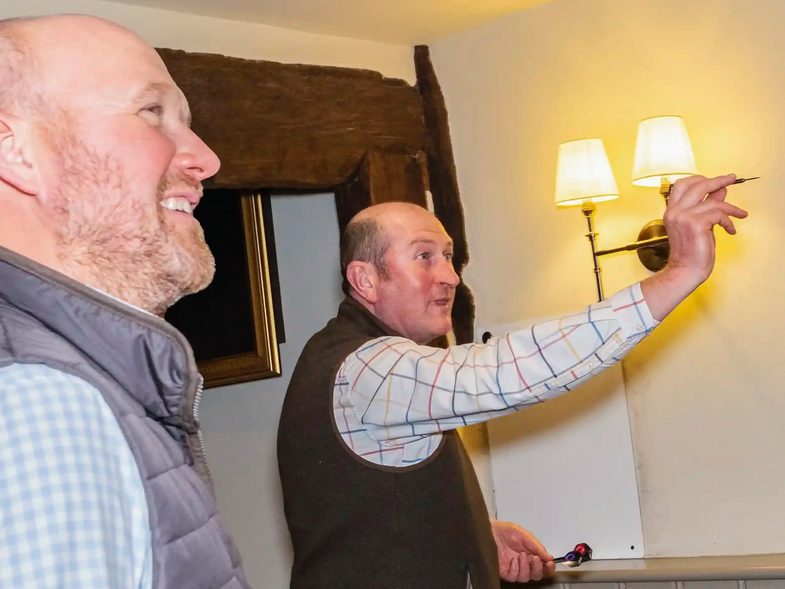 Content shoot, The Crown Inn, Lea, for SoSocial Media UK.