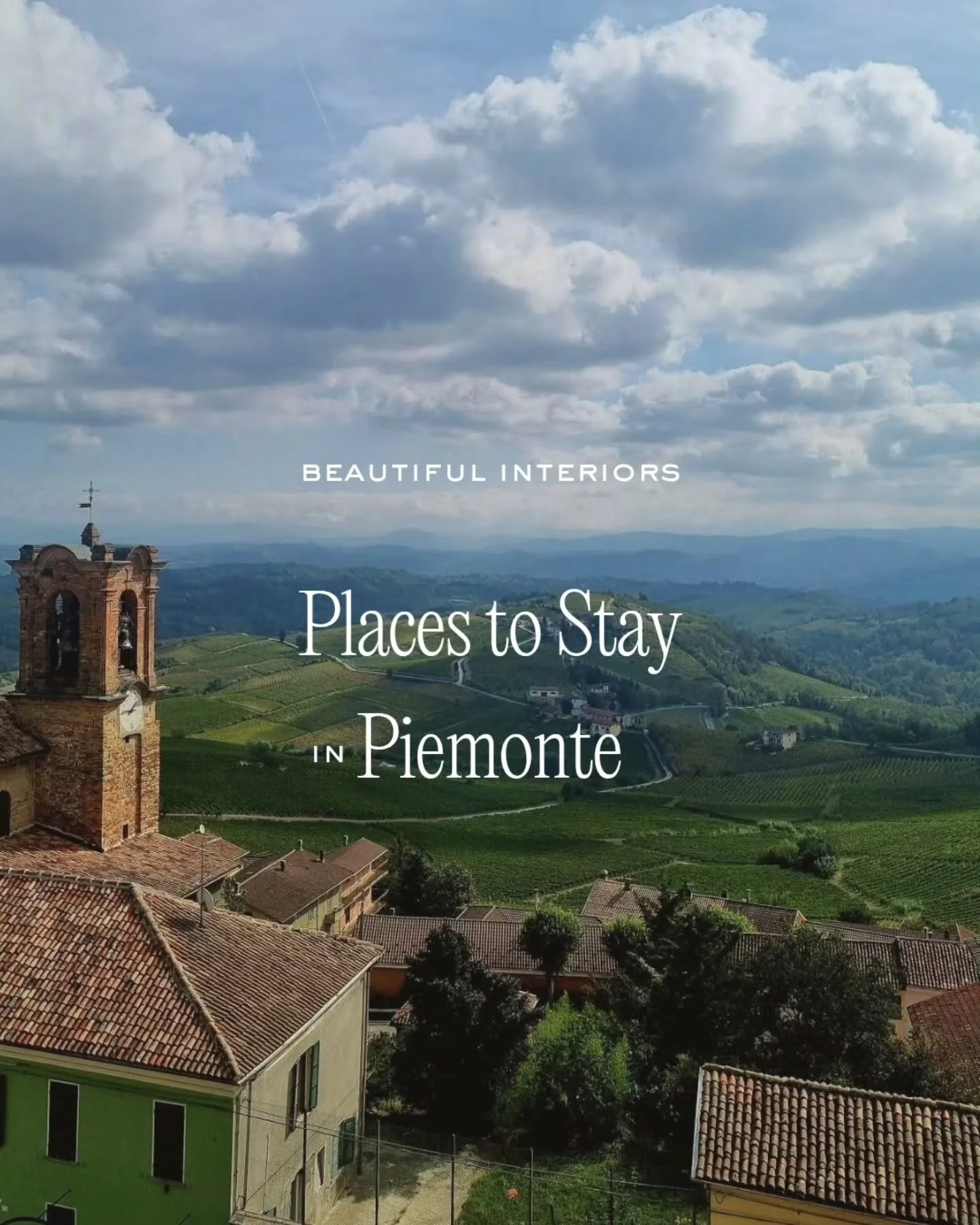 I always receive so many questions on where to stay in Piemonte, well here you go, our best picks with a beautiful interior! We've visited all the places ourselves, to stay or for work so I can promise you that you'll enjoy the stay! But hurry becaus