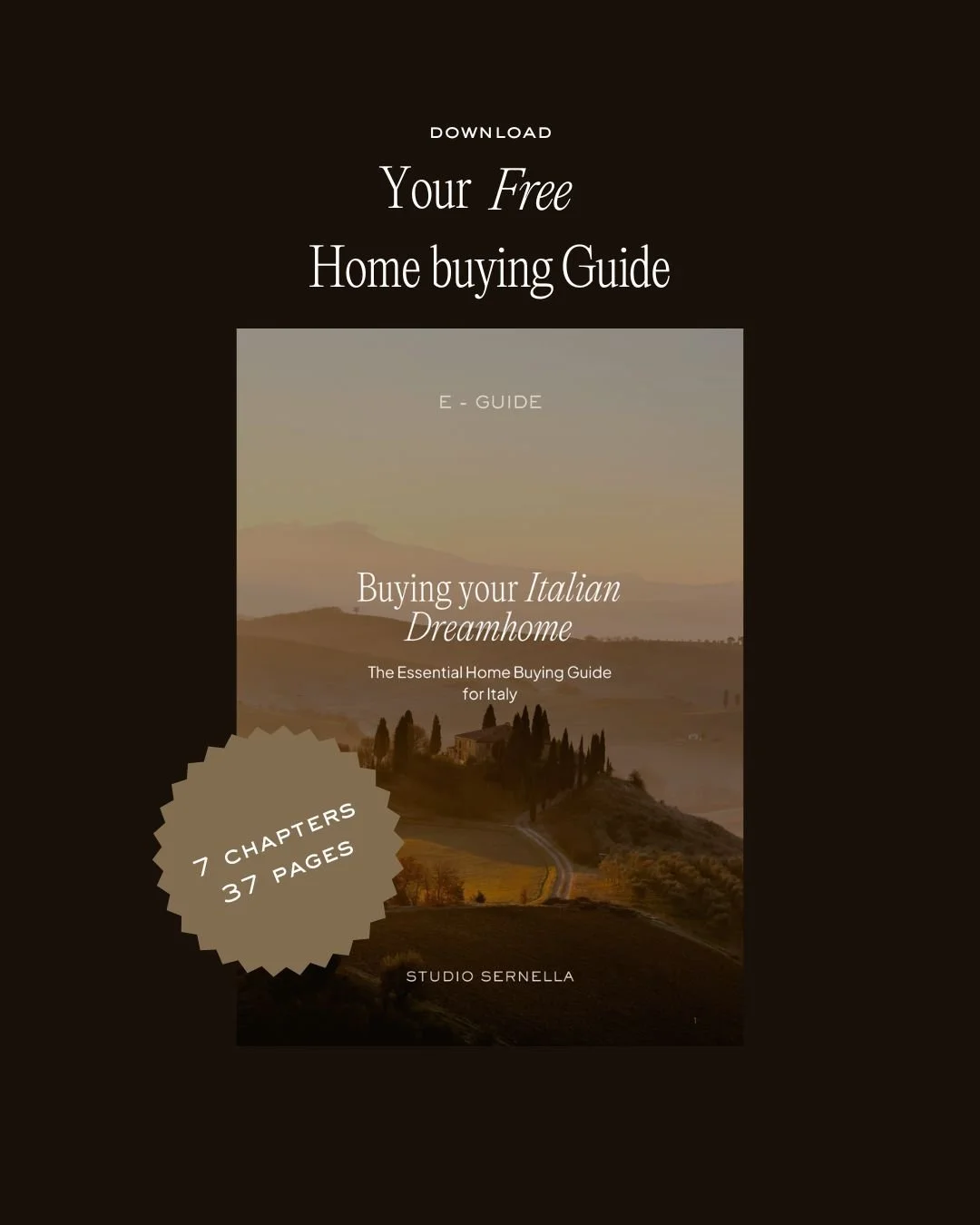 Free guide to help you buy a house in Italy with more confidence