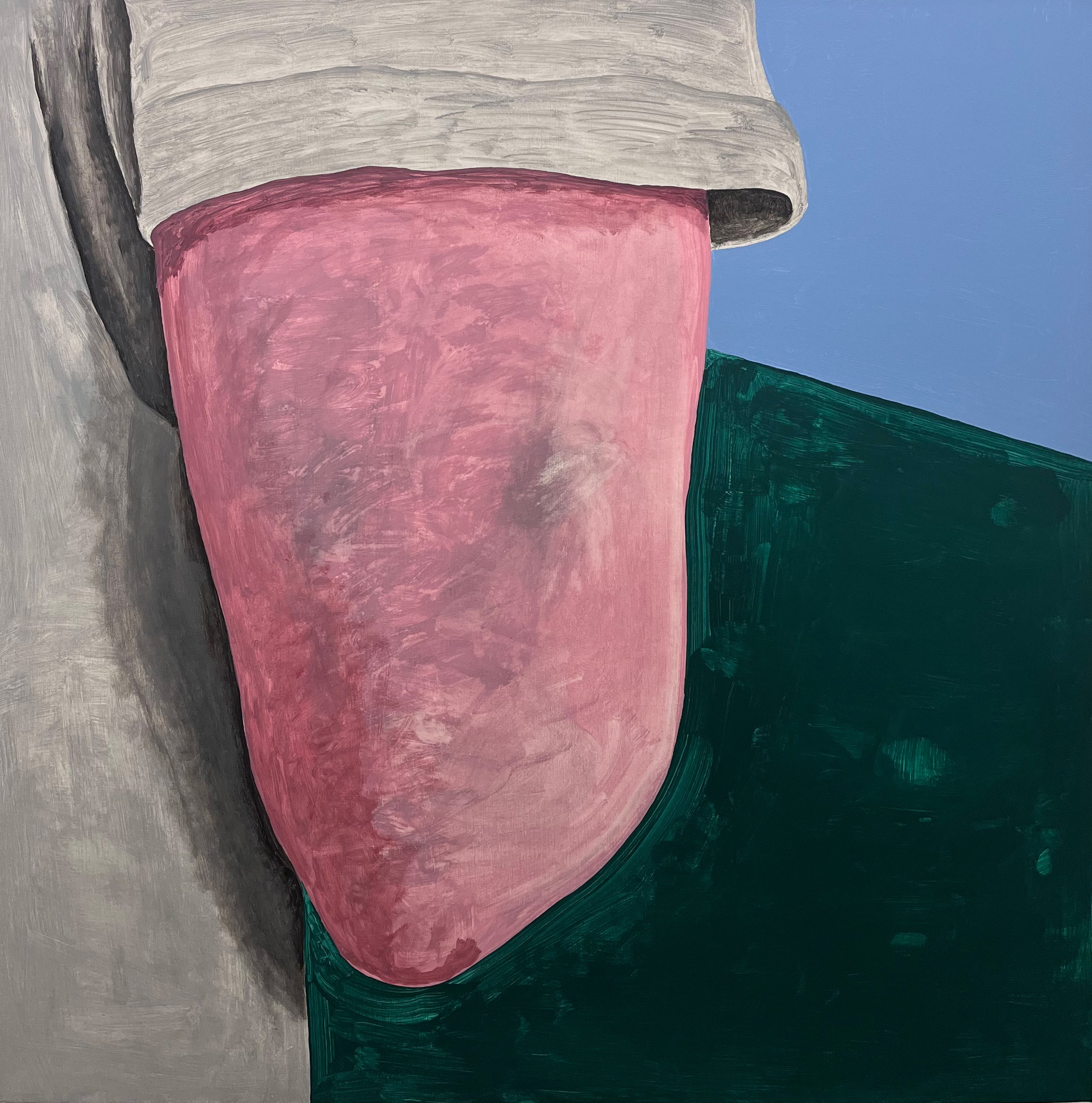 Elbow, Acrylic on canvas over panel 36"x36" (2025)