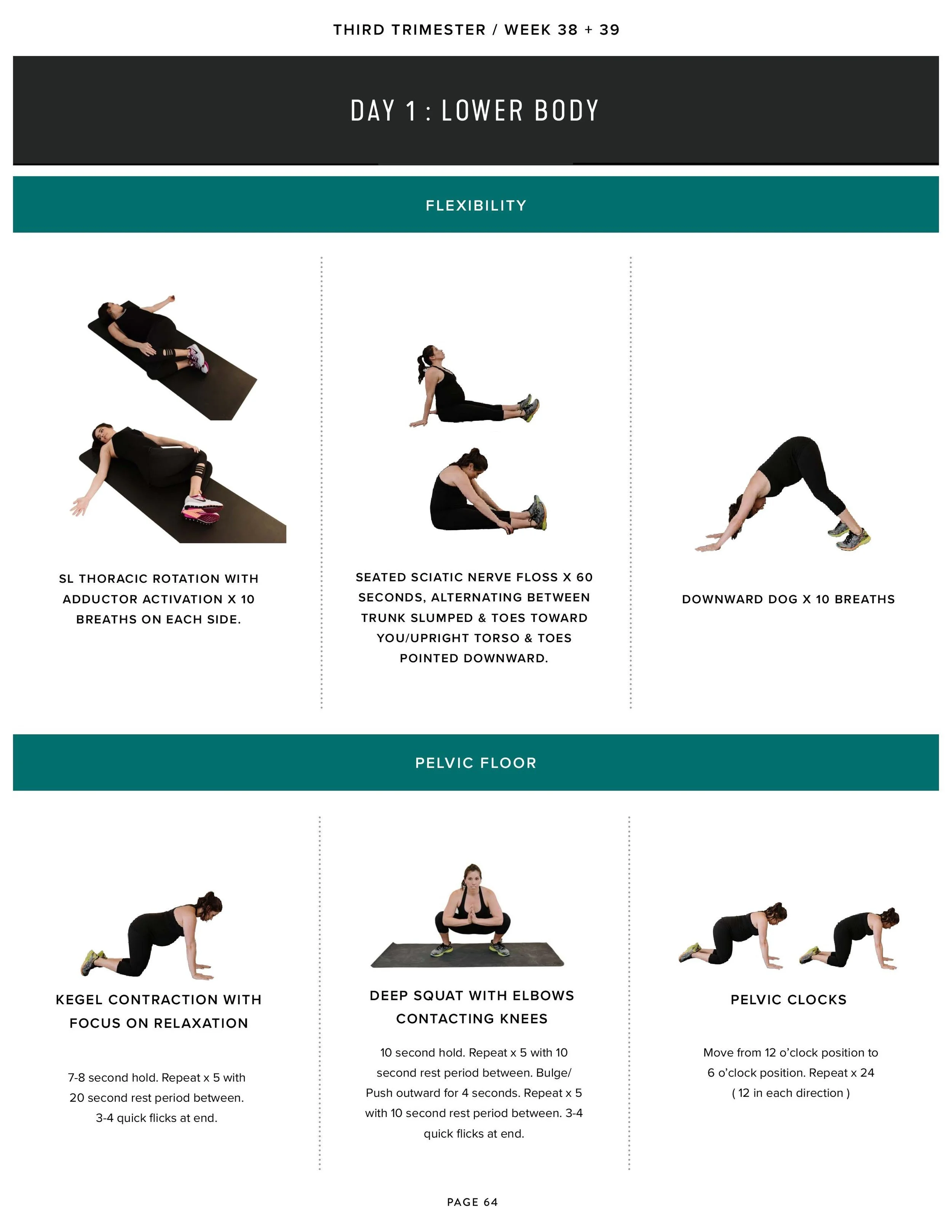 Third Trimester and Sample Workout — Expecting & Empowered