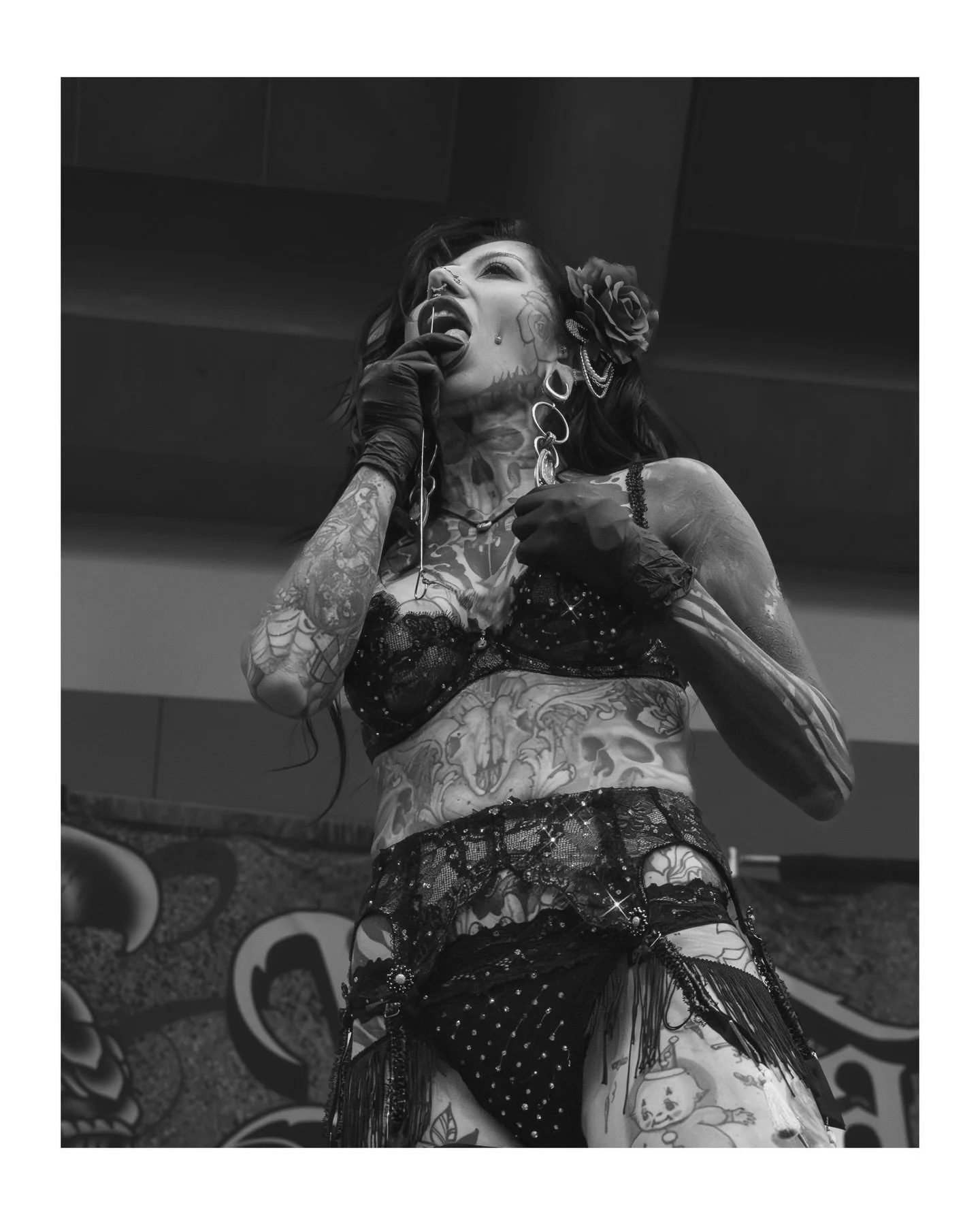 The Queen of Pain @veronafink and the unstoppable @liltigerin 
@baltimoretattooartsfestival @villainarts 
Baltimore, Maryland - 4/25/2026

@sonyalpha @prismlensfx