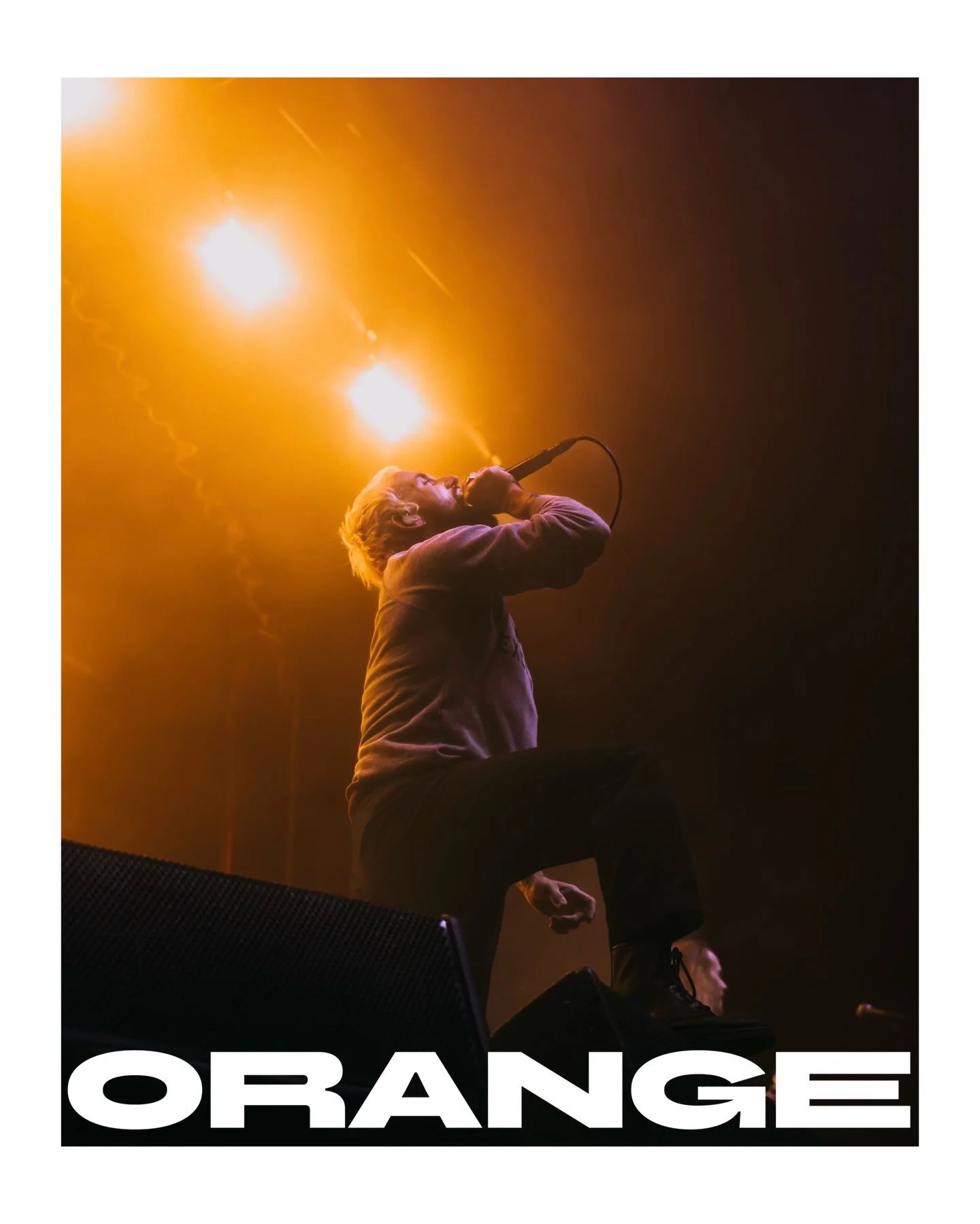 Orange is a difficult color to ignore.

It&rsquo;s the glow of stage lights cutting through darkness. The last moments of sunset before the sky gives up. Warning signs. Fire. Rust. Energy.

Looking back through the archive, I realized how often I&rsq