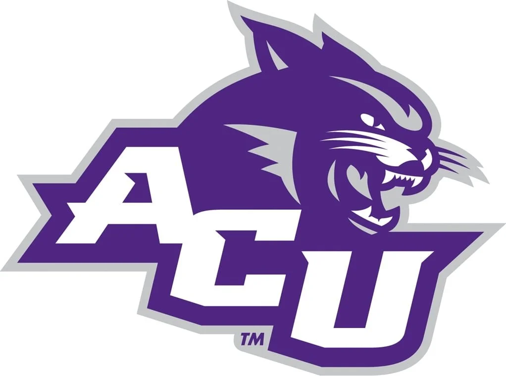 Logo of ACU featuring a purple panther head and the letters 'ACU' in purple and white.