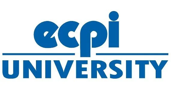 ECCI University logo in blue with the name split into two lines.
