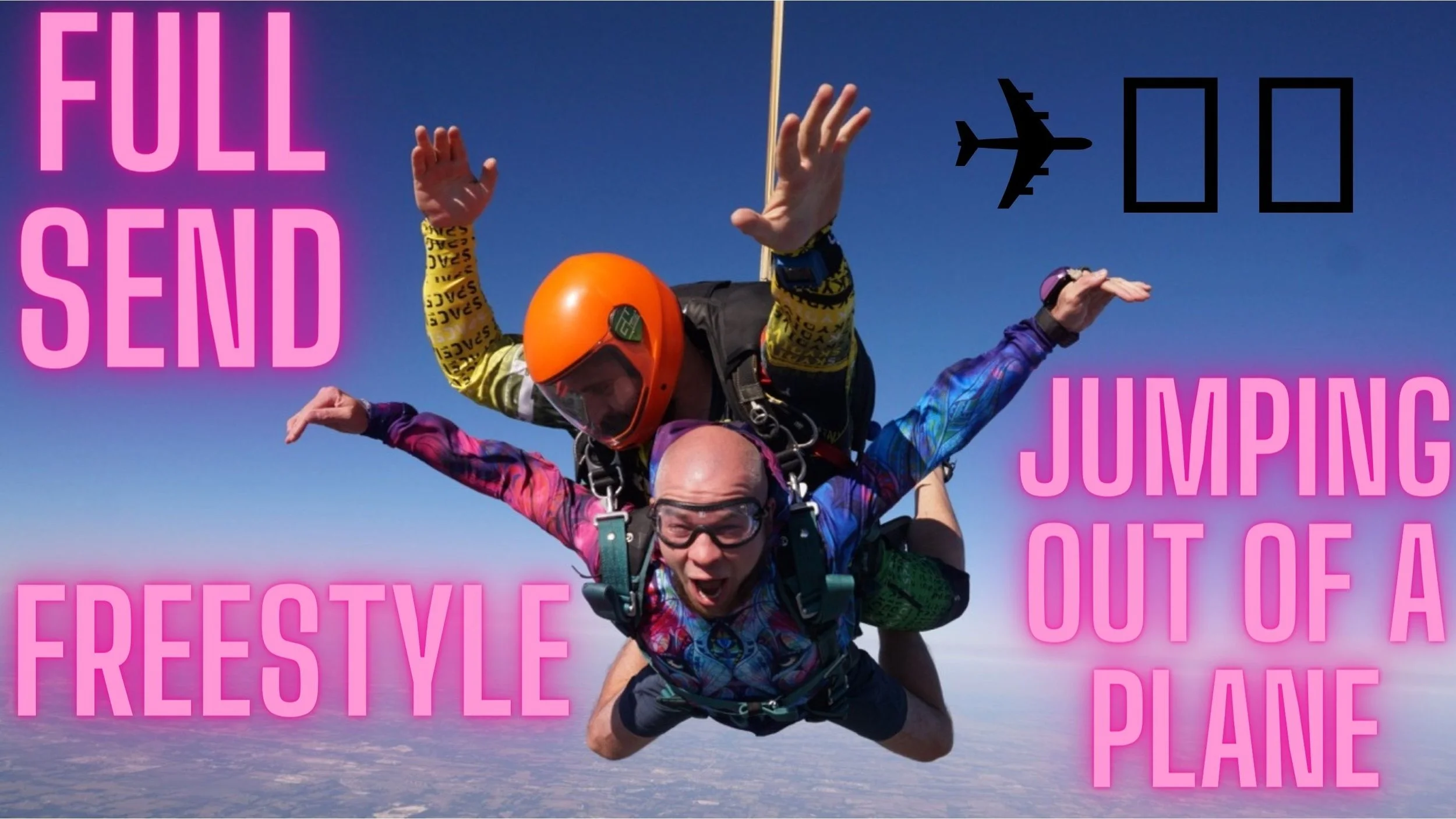 JUMPING OUT OF A PLANE FREESTYLE BABY!!!
