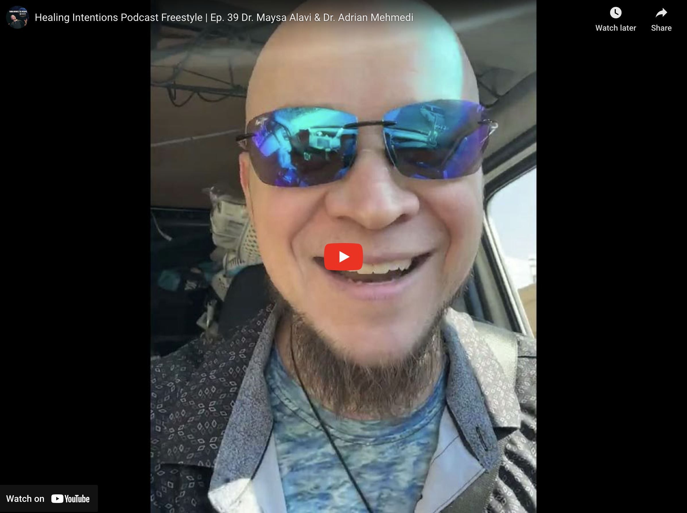 Healing Intentions Podcast Freestyle | Ep. 39 Dr. Maysa Alavi & Dr. Adrian Mehmedi