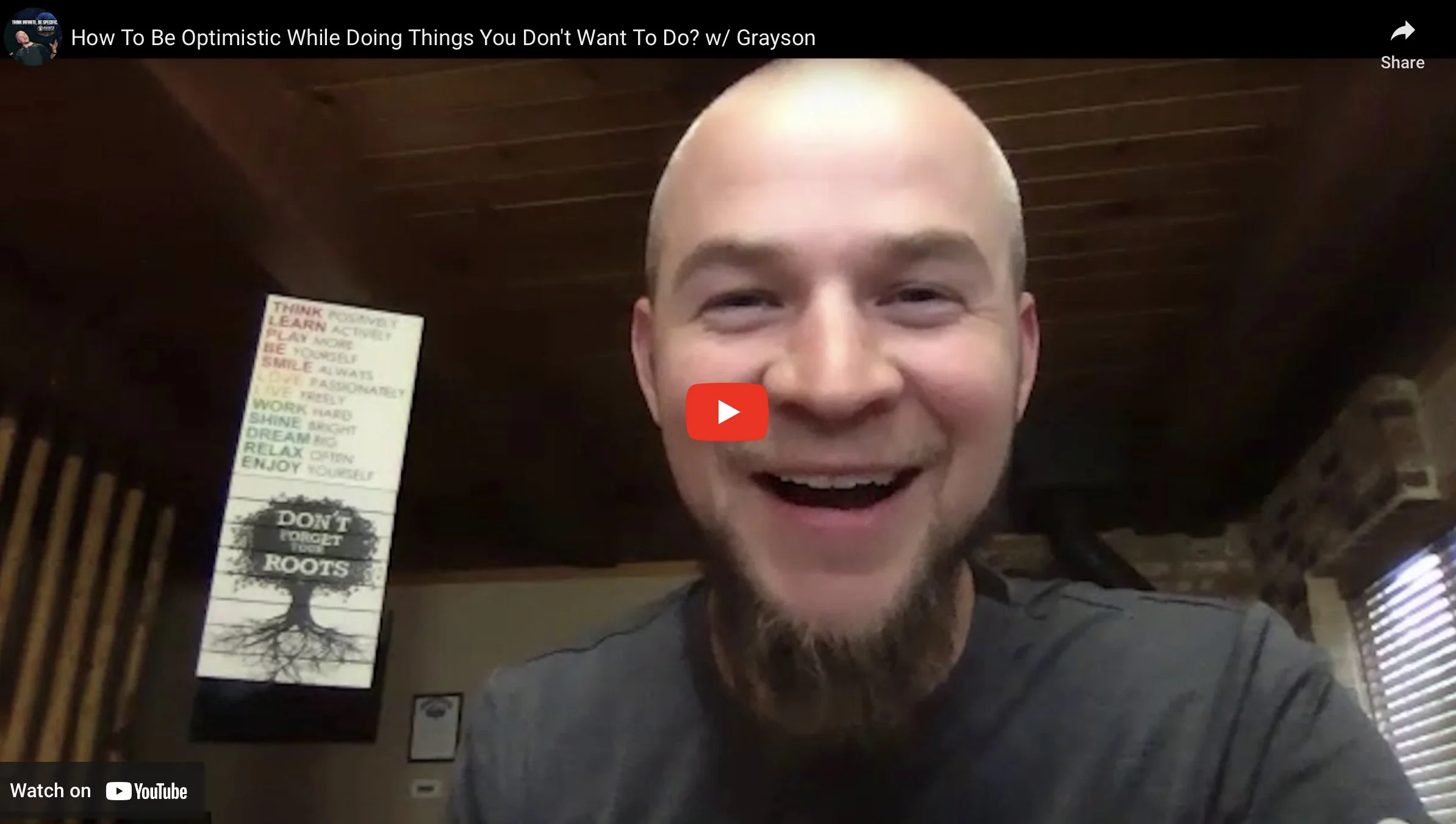How To Be Optimistic While Doing Things You Don't Want To Do? w/ Grayson