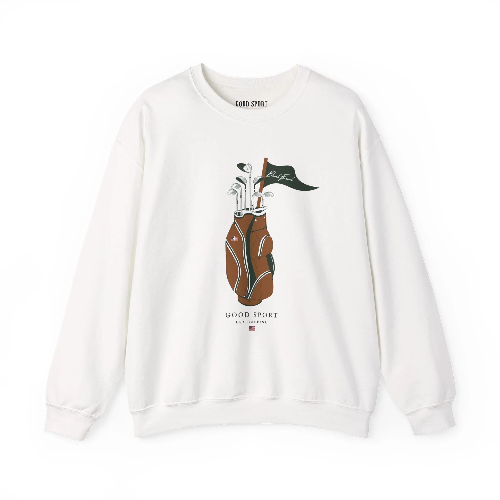 Golf 2026 good sport crewneck White