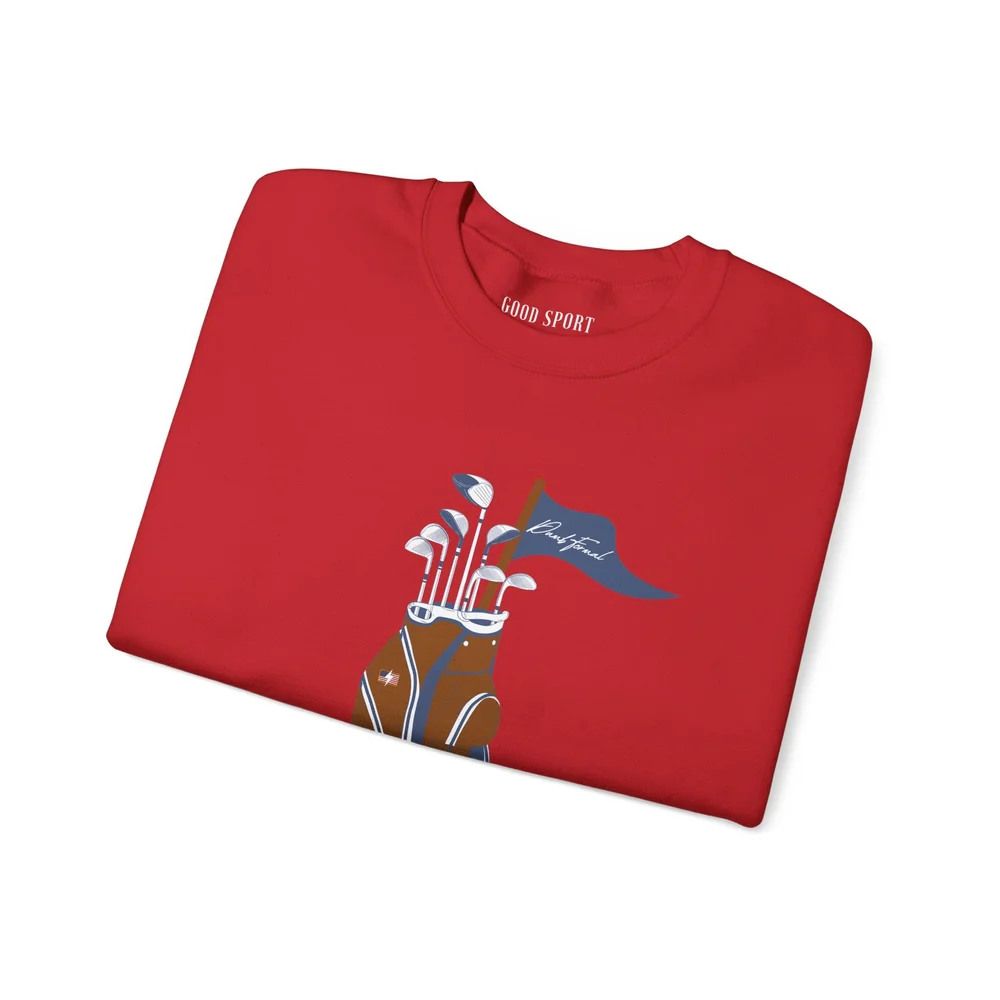Golf good sport crewneck red 2026 — Dumb Formal