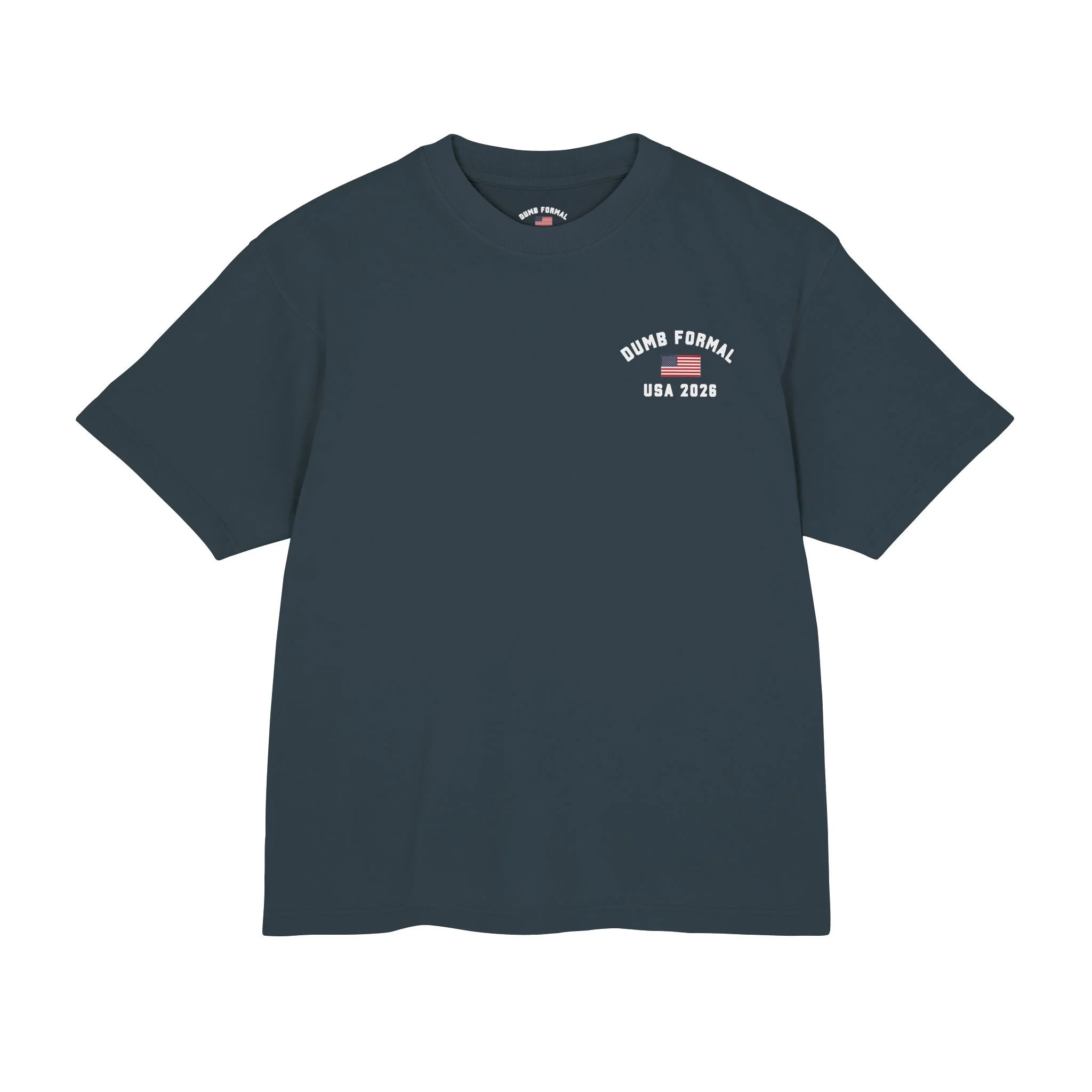 Dumb Formal Good Sport USA Navy Vintage Heavyweight Graphic Tee