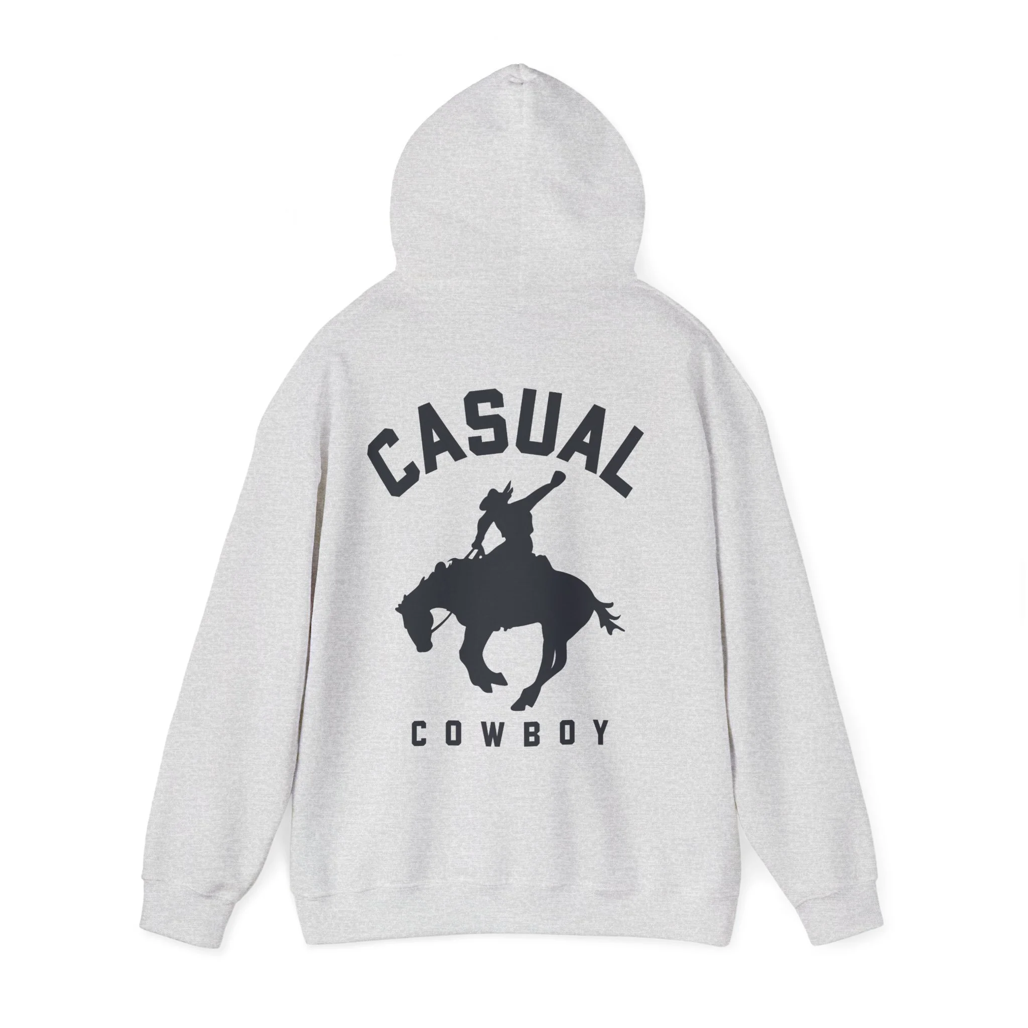 Casual Cowboy Ash Grey Hoodie