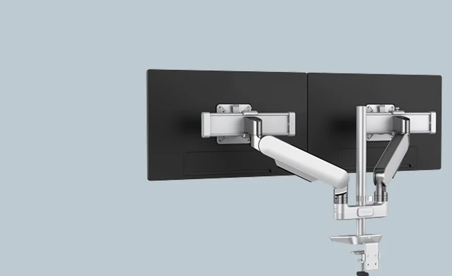 Fellowes Rising EX2-MS dual monitor arm
