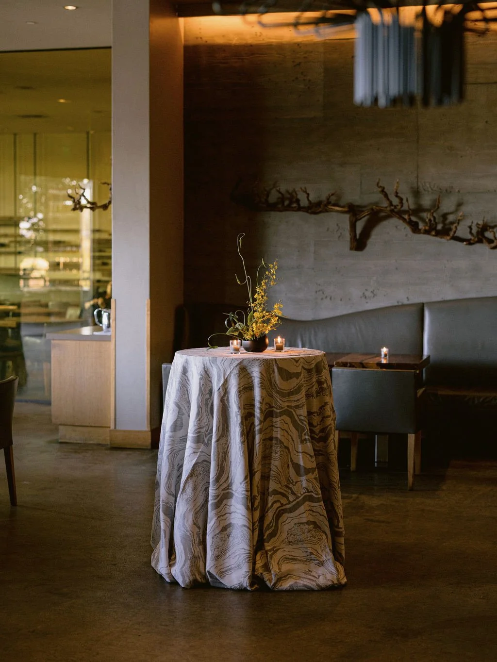 Morimoto Napa Wedding Welcome Party Flowers