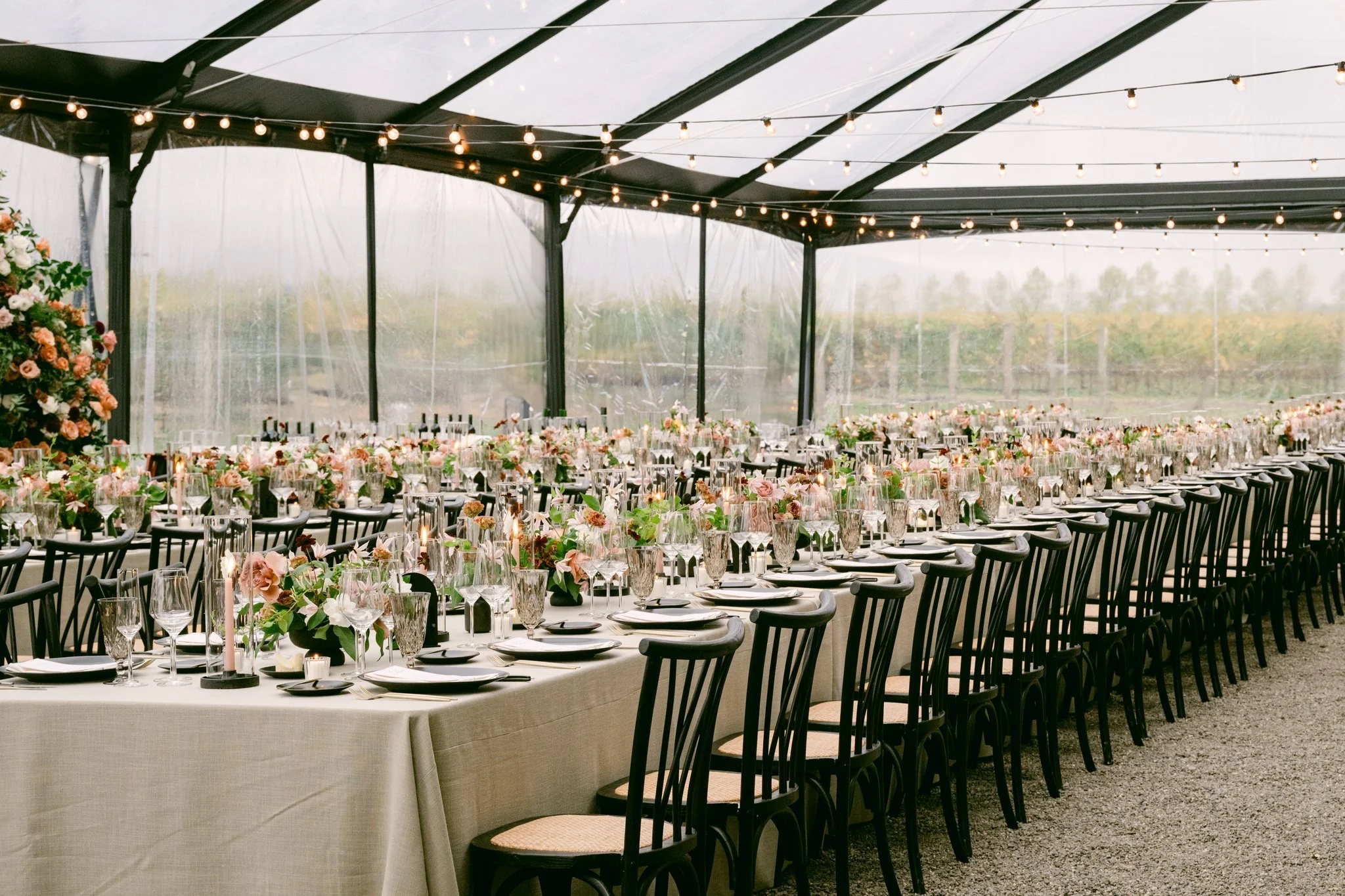Beaulieu Garden Wedding Reception Flowers by Napa Florist