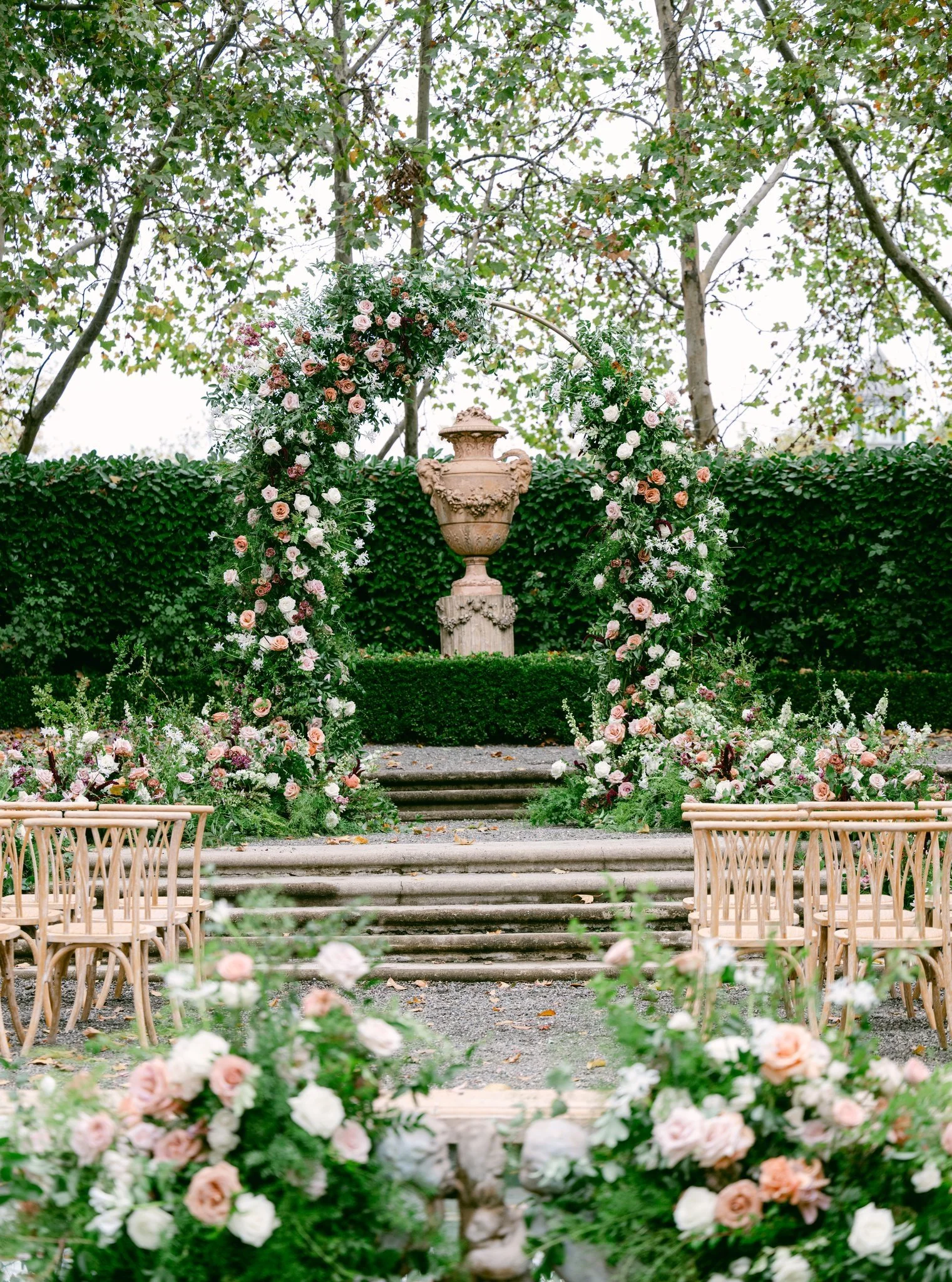 Beaulieu Garden Wedding Ceremony Flowers