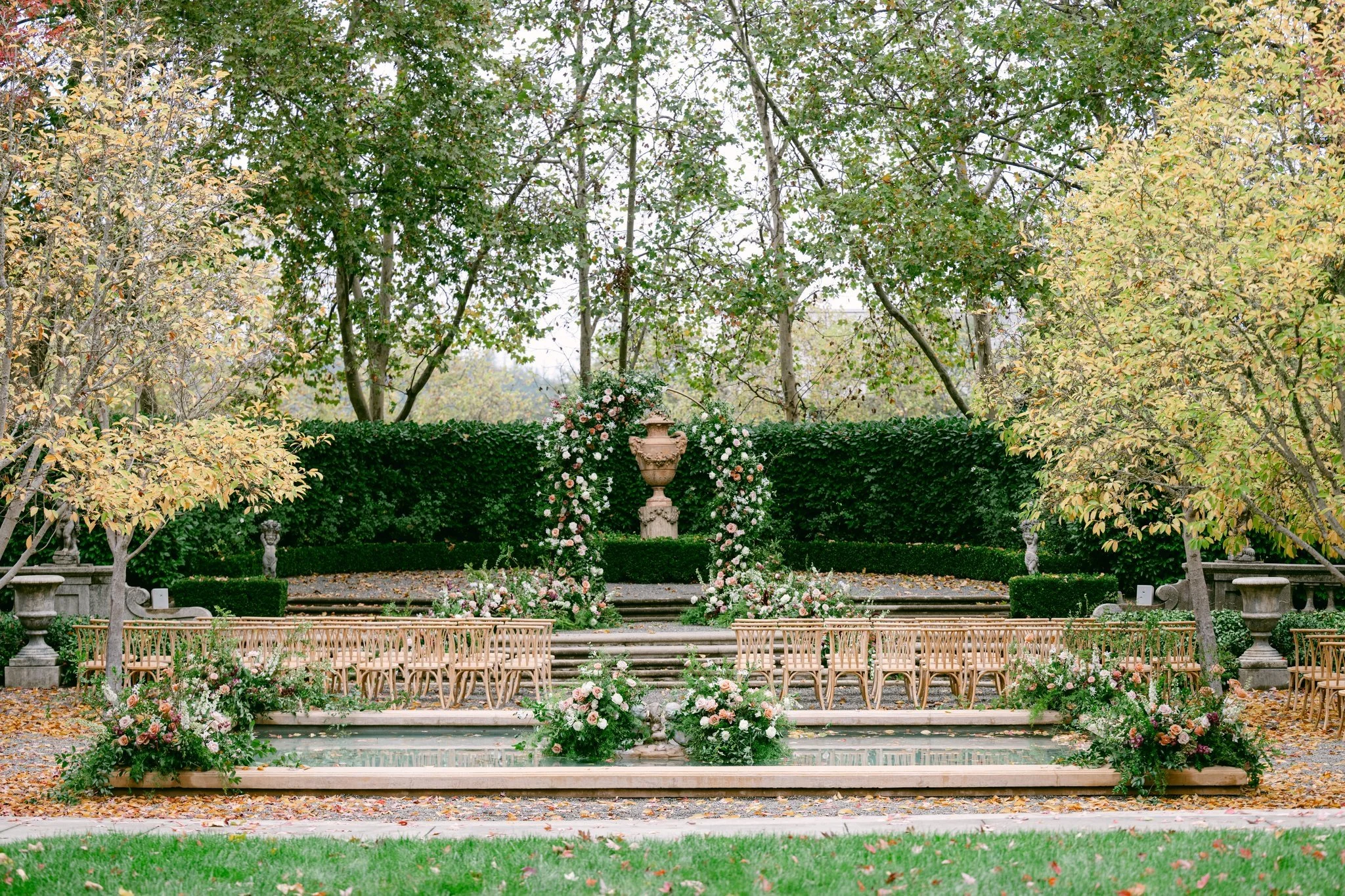 Beaulieu Garden Wedding Ceremony Flowers