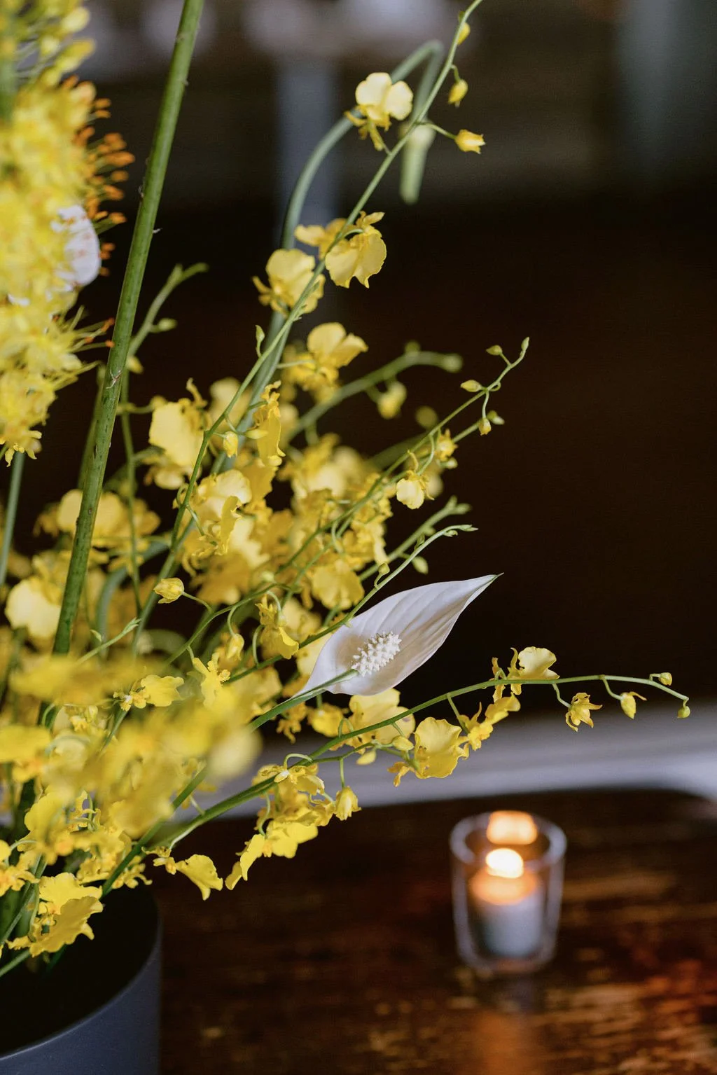 Morimoto Napa Wedding Welcome Party Flowers