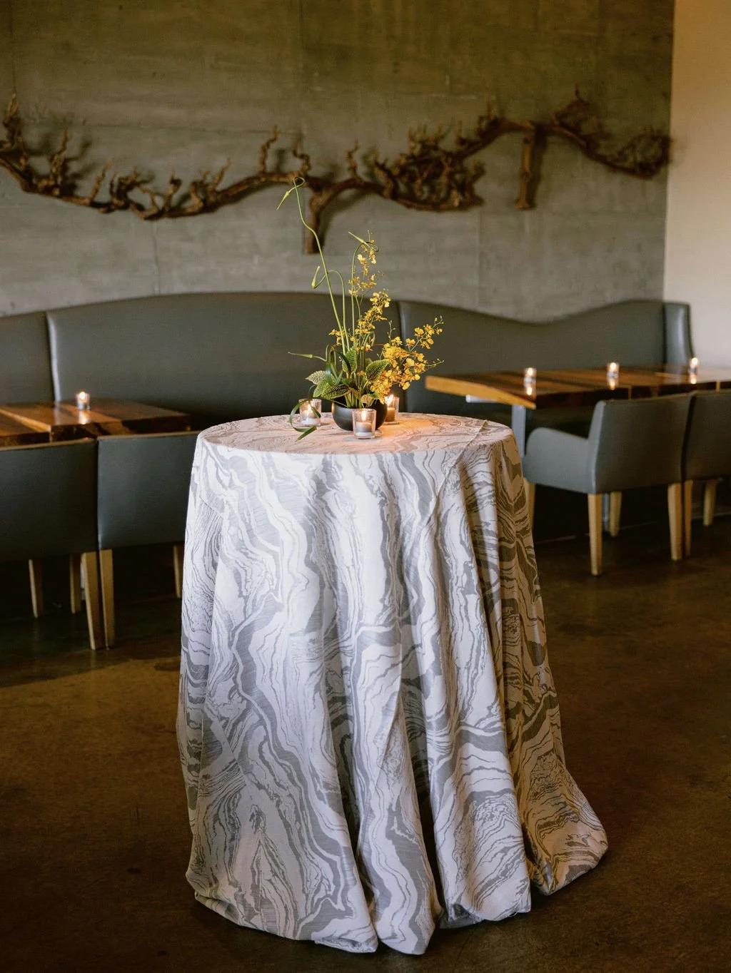 Morimoto  Napa Wedding Welcome Party Flowers