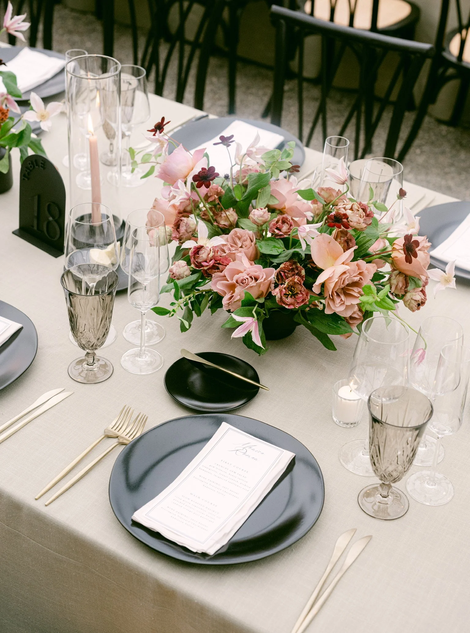 Beaulieu Garden Wedding Reception Flowers by Napa Florist