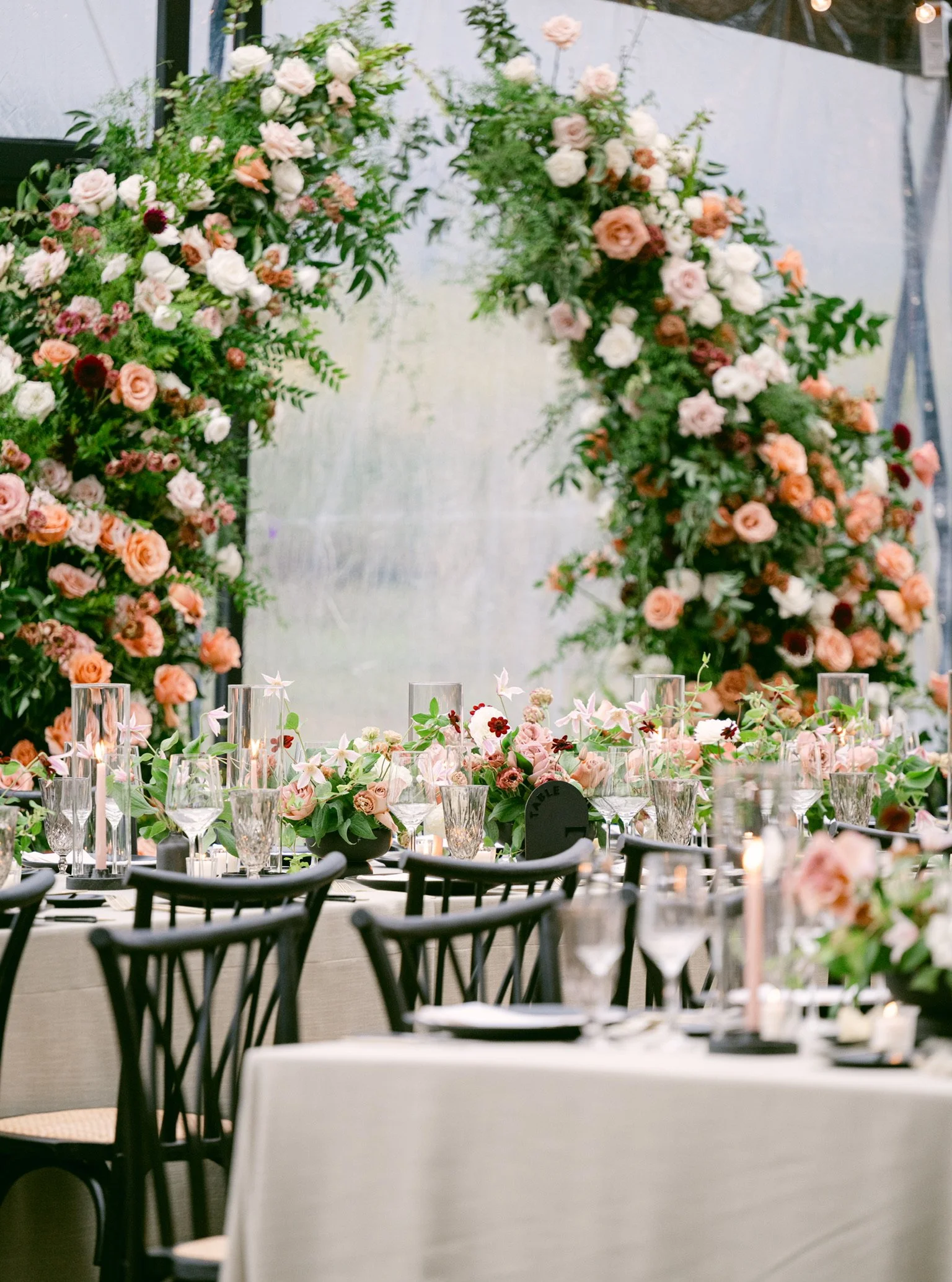 Beaulieu Garden Wedding Reception Flowers by Napa Florist