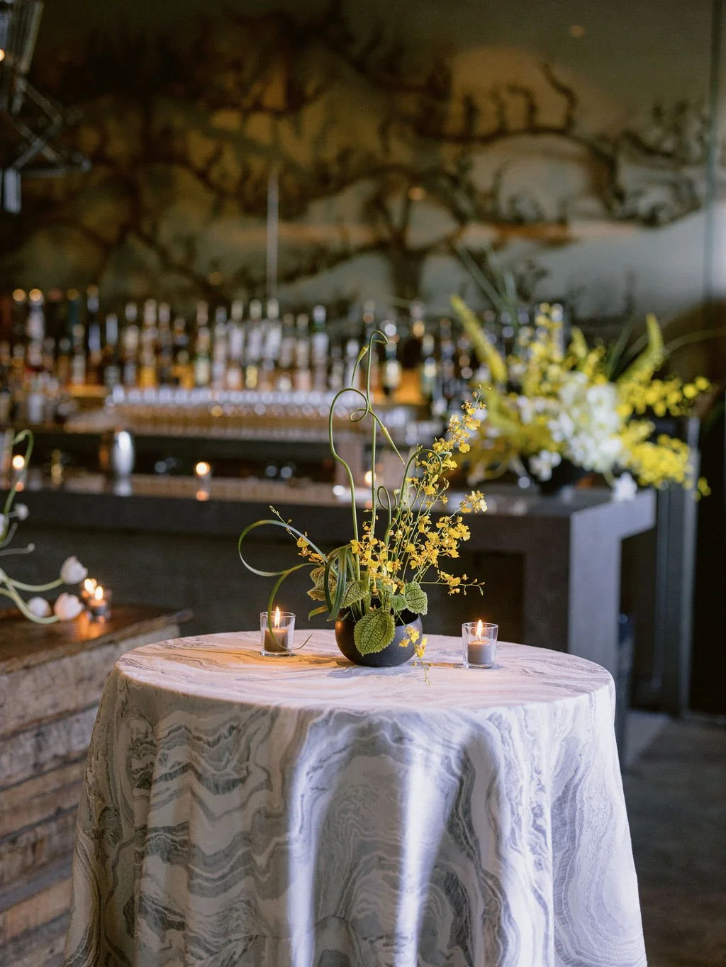 Morimoto Napa Wedding Welcome Party Flowers