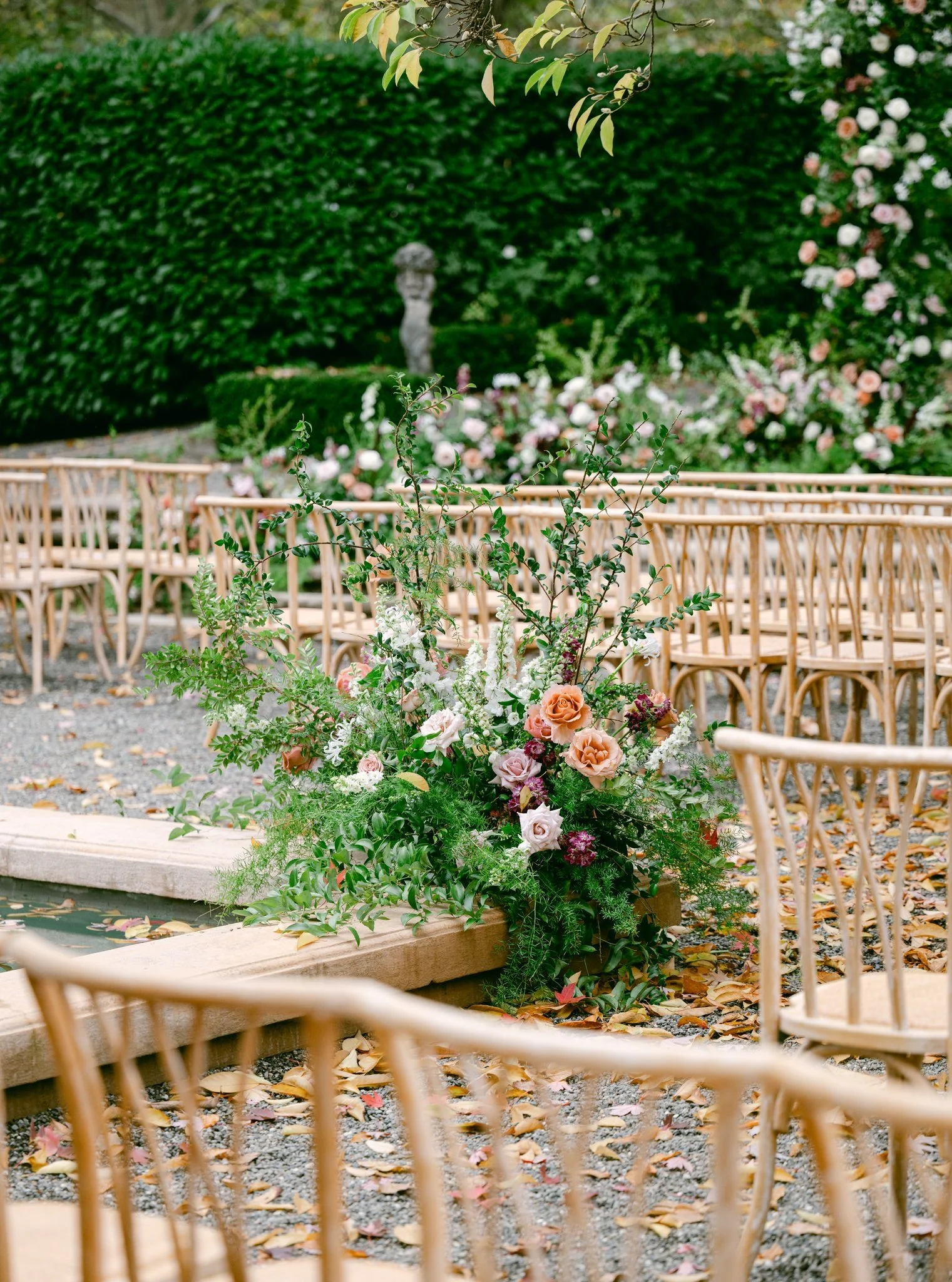 Beaulieu Garden Wedding Ceremony Flowers