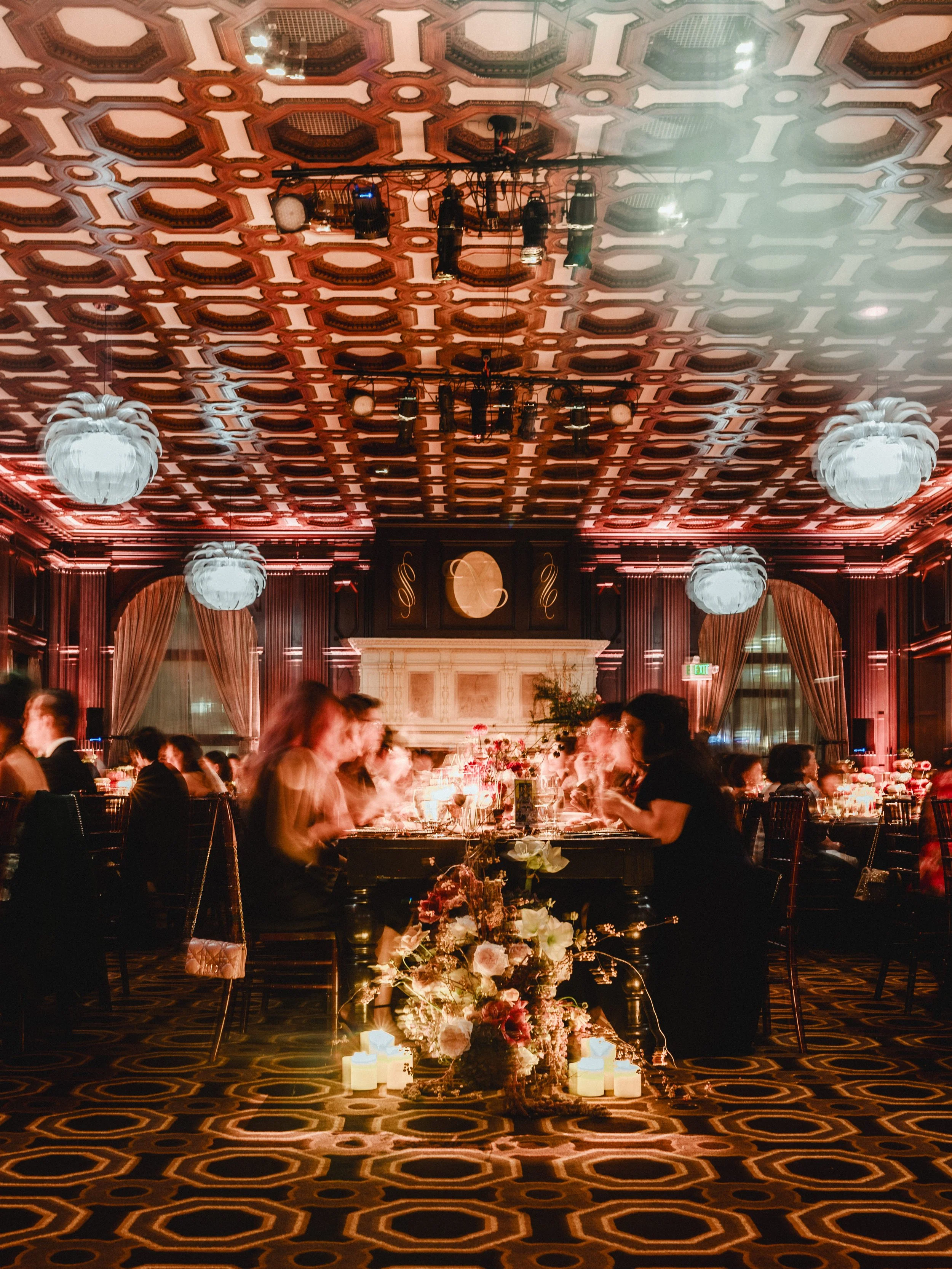 Wedding Reception Flowers at the Julia Morgan Ballroom in San Francisco