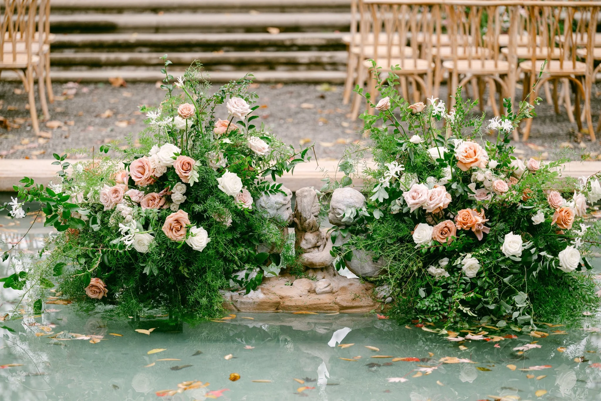 Beaulieu Garden Wedding Ceremony Flowers