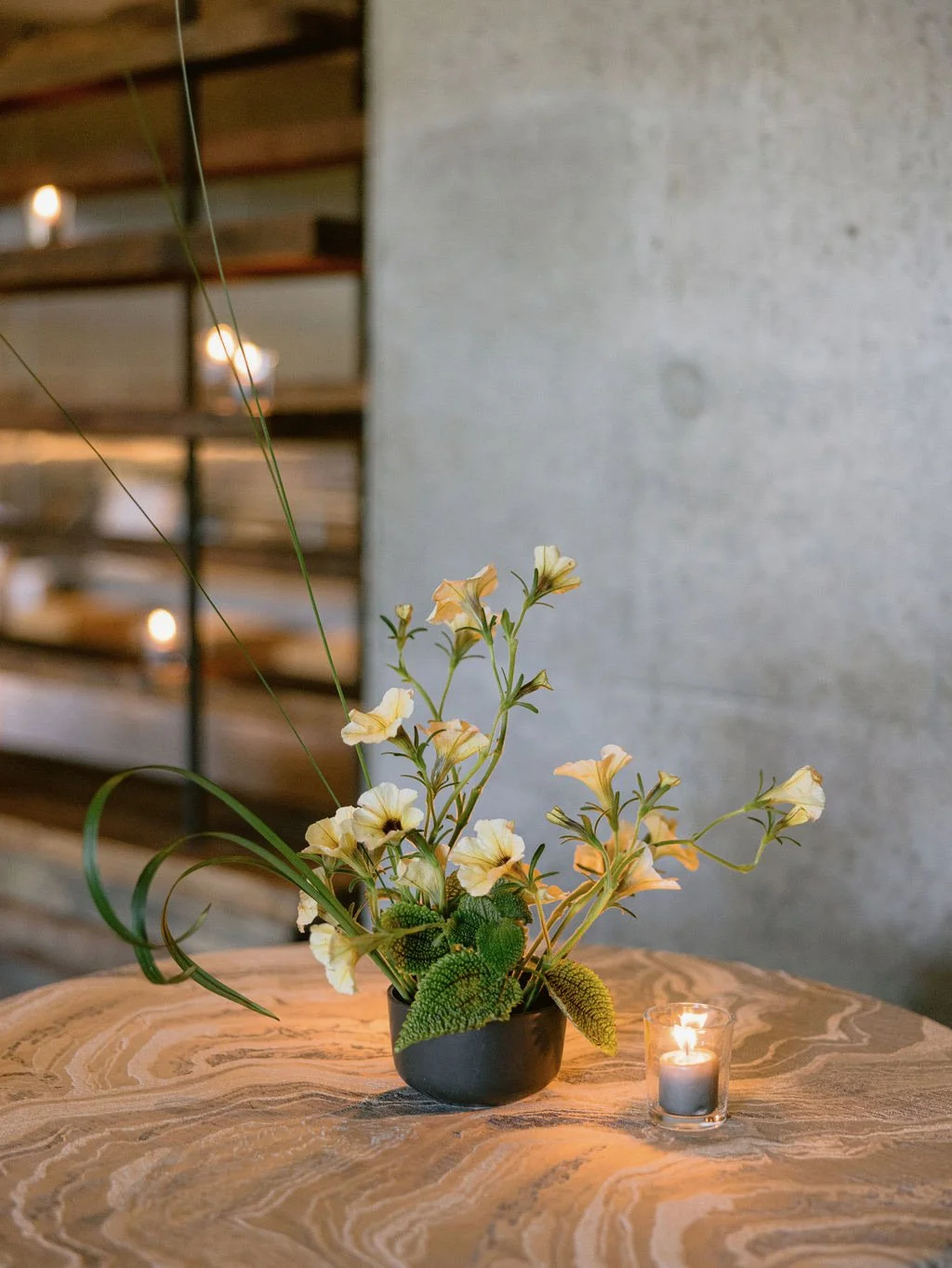 Morimoto Napa Wedding Welcome Party Flowers