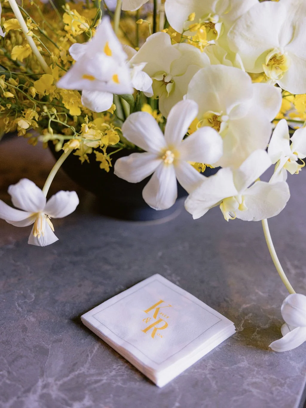 Morimoto Napa Wedding Welcome Party Flowers